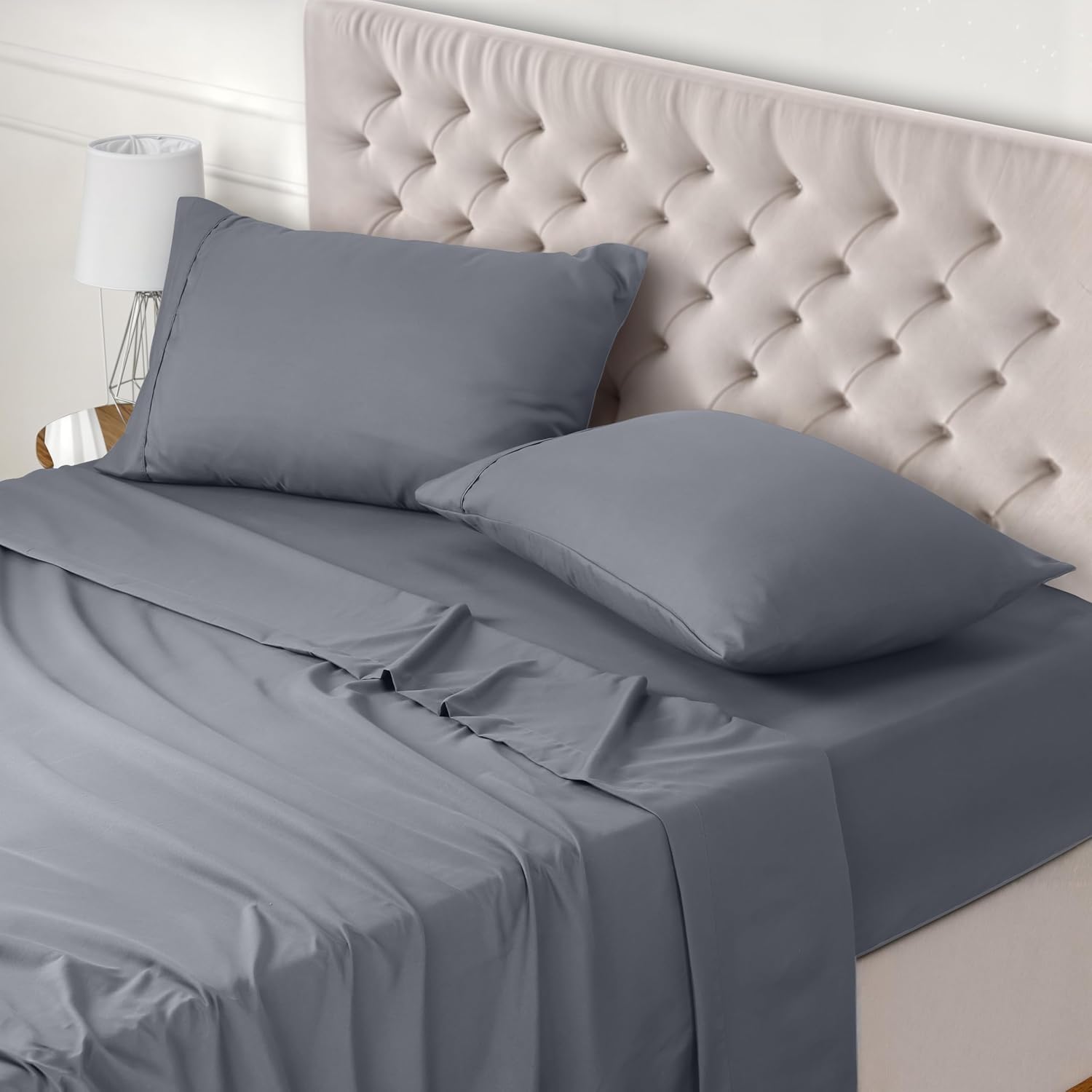 Detalle de Utopia Bedding set lenzuola 4 pezzi 160x200