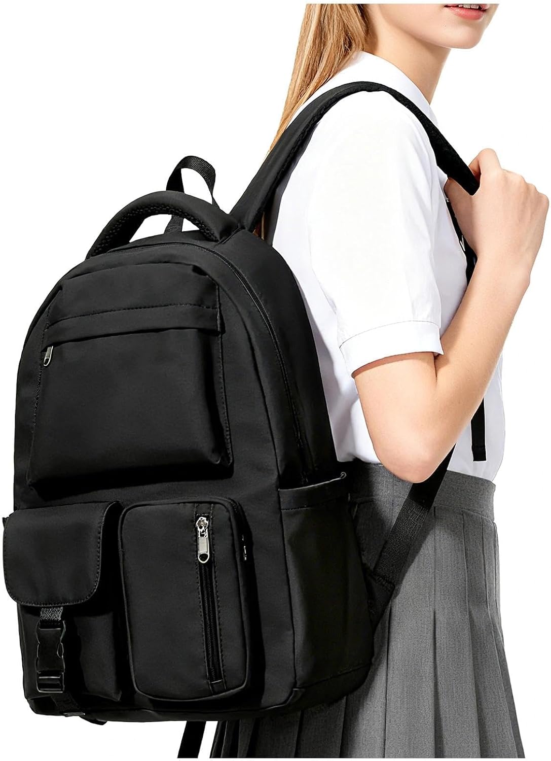 Detalle de Mochila escolar HYC00 19 litros