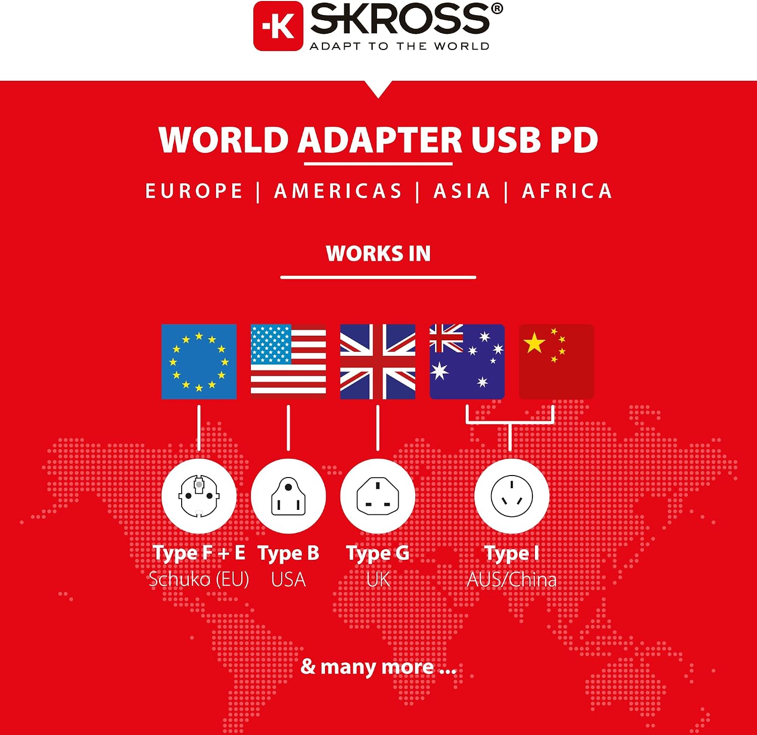 Thumbnail 4 de Skross AC30PD caricabatterie USB 1750 W