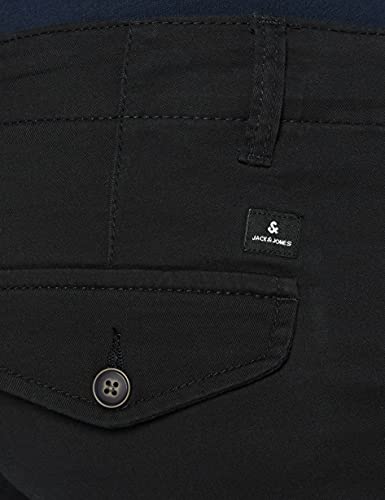 Detalle 1 de JACK & JONES Jjipaul Jjflake AKM 542 Black: vaquero cargo negro con ajuste cómodo