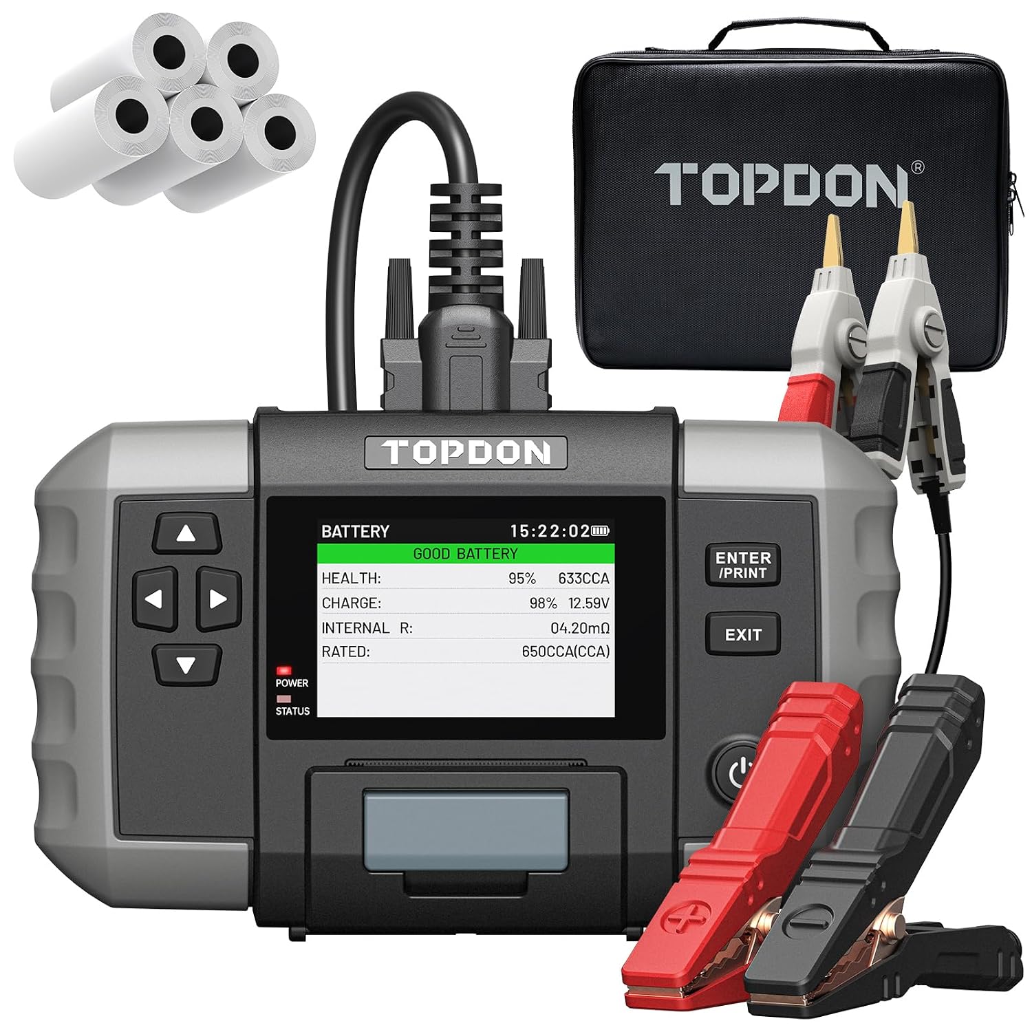 Detalle de TOPDON Car Battery Tester BT600 Plus