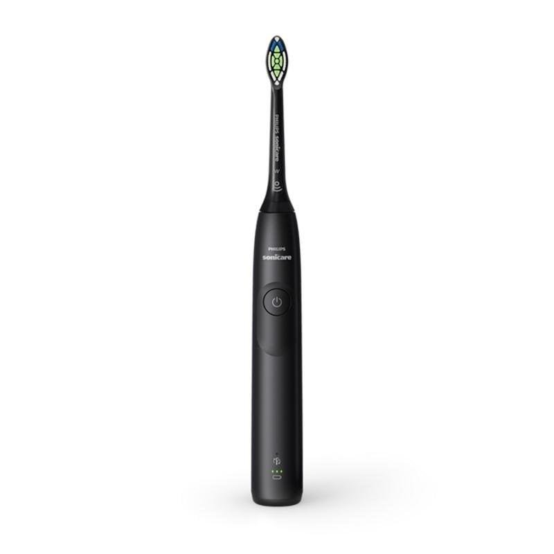 Detalle de Philips Sonicare 5300 HX7101/02 negro: cepillado sónico de 3 velocidades con sensor de presión