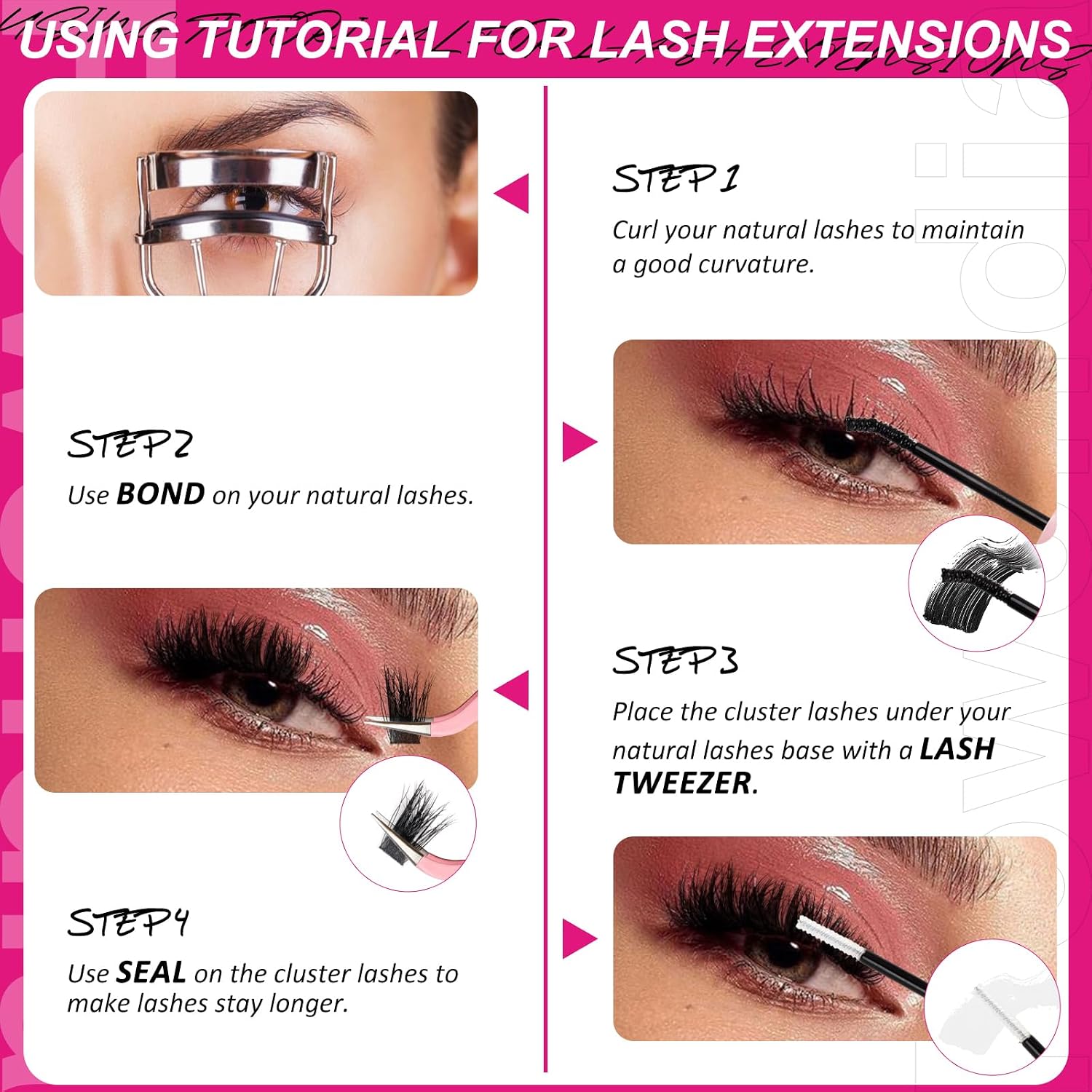 Thumbnail 6 de Fowendia Lash Clusters Kit 10-18mm 💄