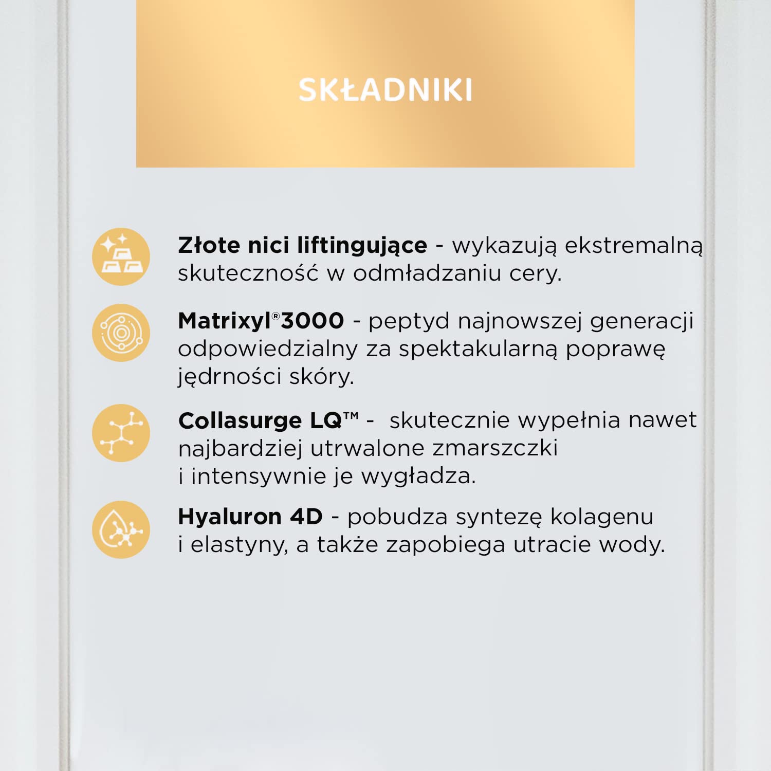 Thumbnail 4 de Eveline Cosmetics Gold Lift Expert Luxus Anti-Falten-Maske mit 24k Gold Therapy 4D