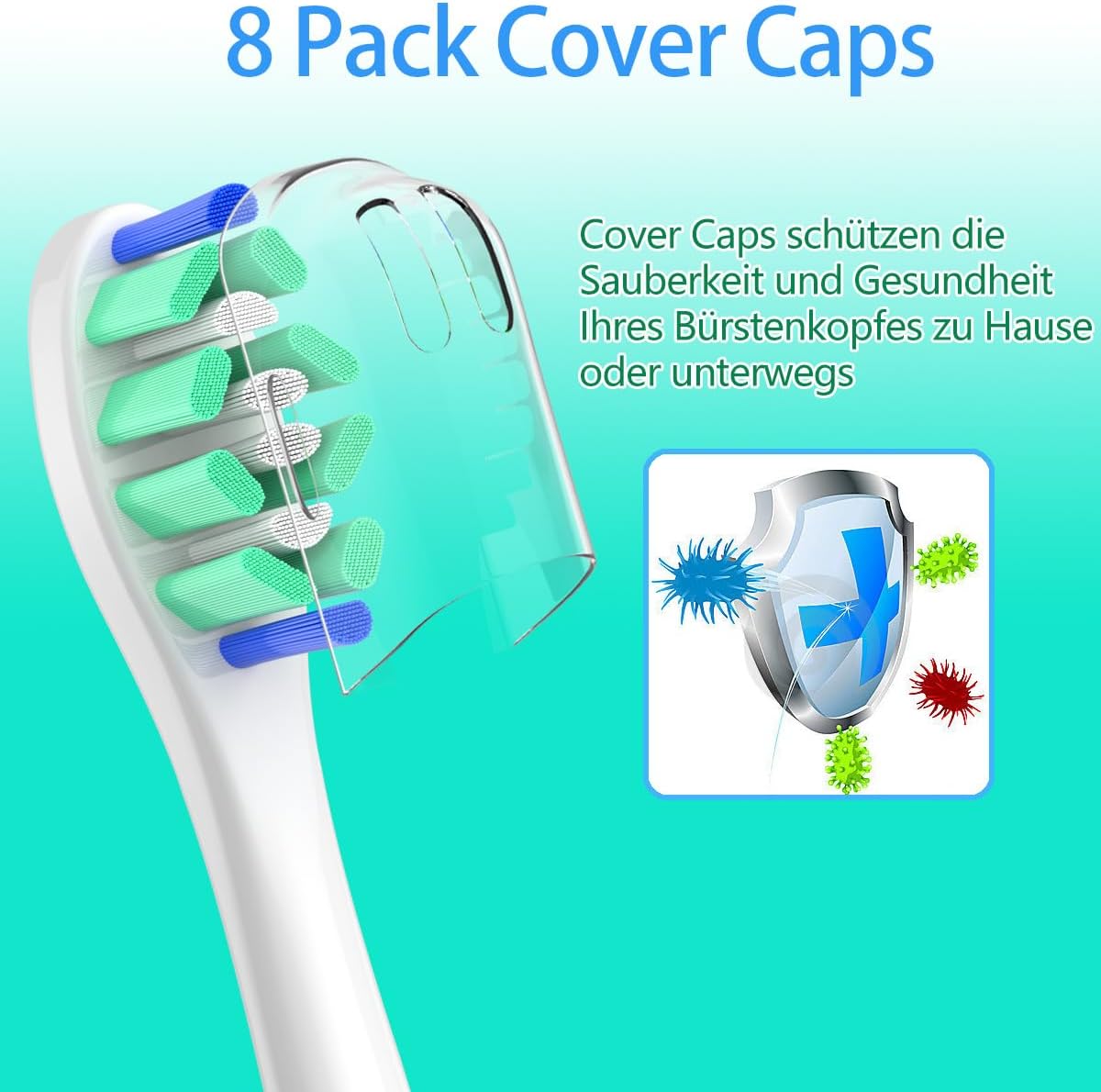 Thumbnail 2 de Wardimark Ersatzbürsten 8er Pack für Sonicare