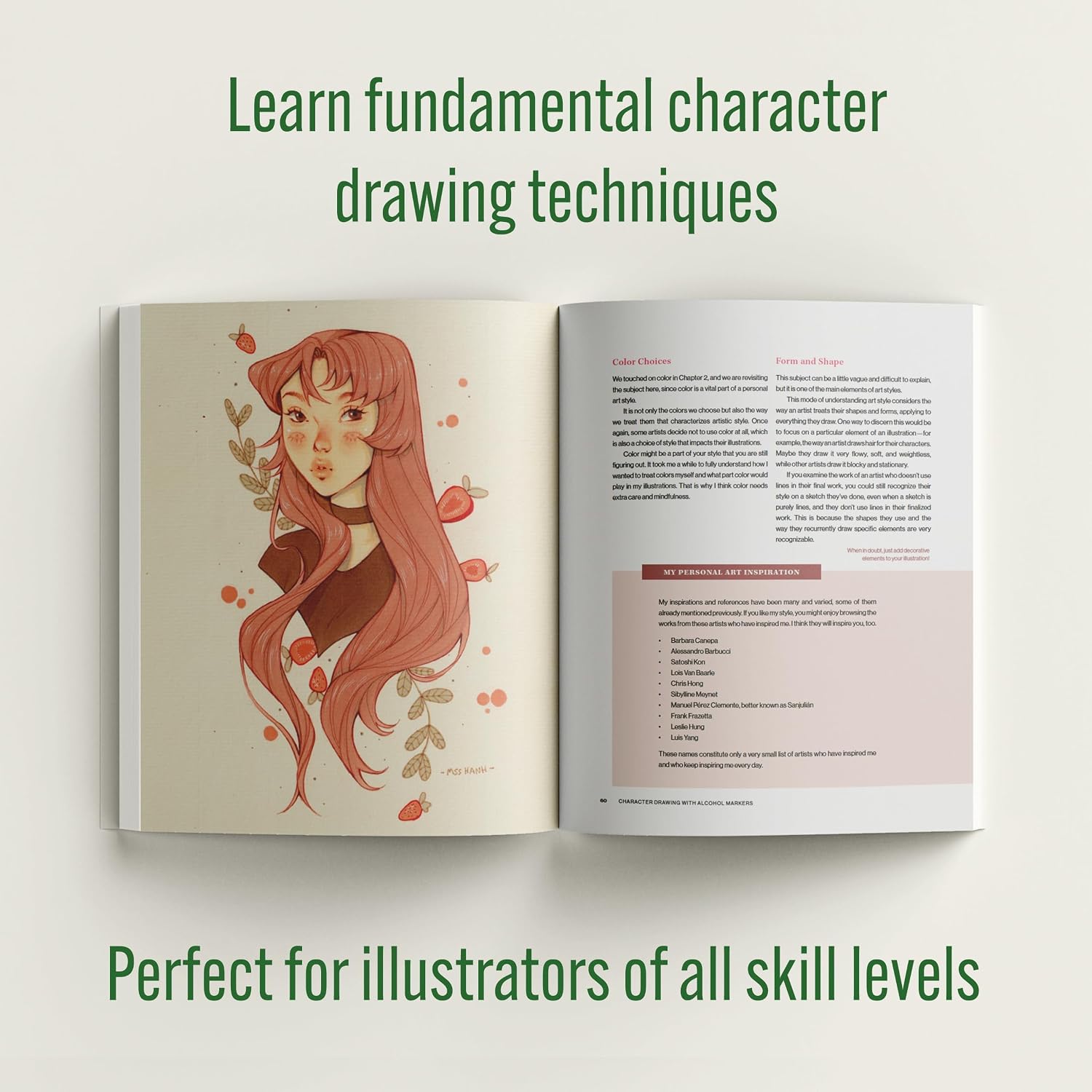 Detalle de Blue Star Press Character Drawing with Alcohol Markers: How to Draw Manga-Inspired Illustrations for Beginners