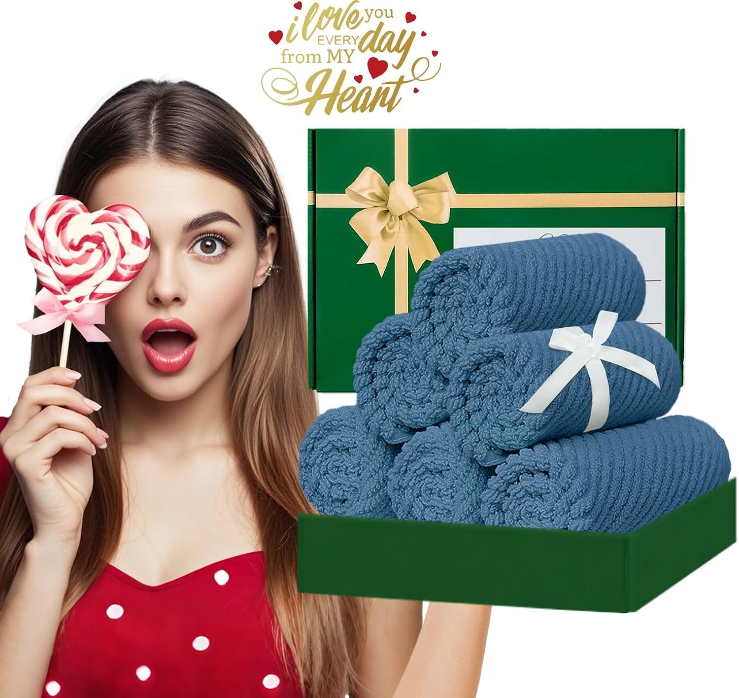 Thumbnail 5 de Blue Washcloths 6 Pack 13"x13"