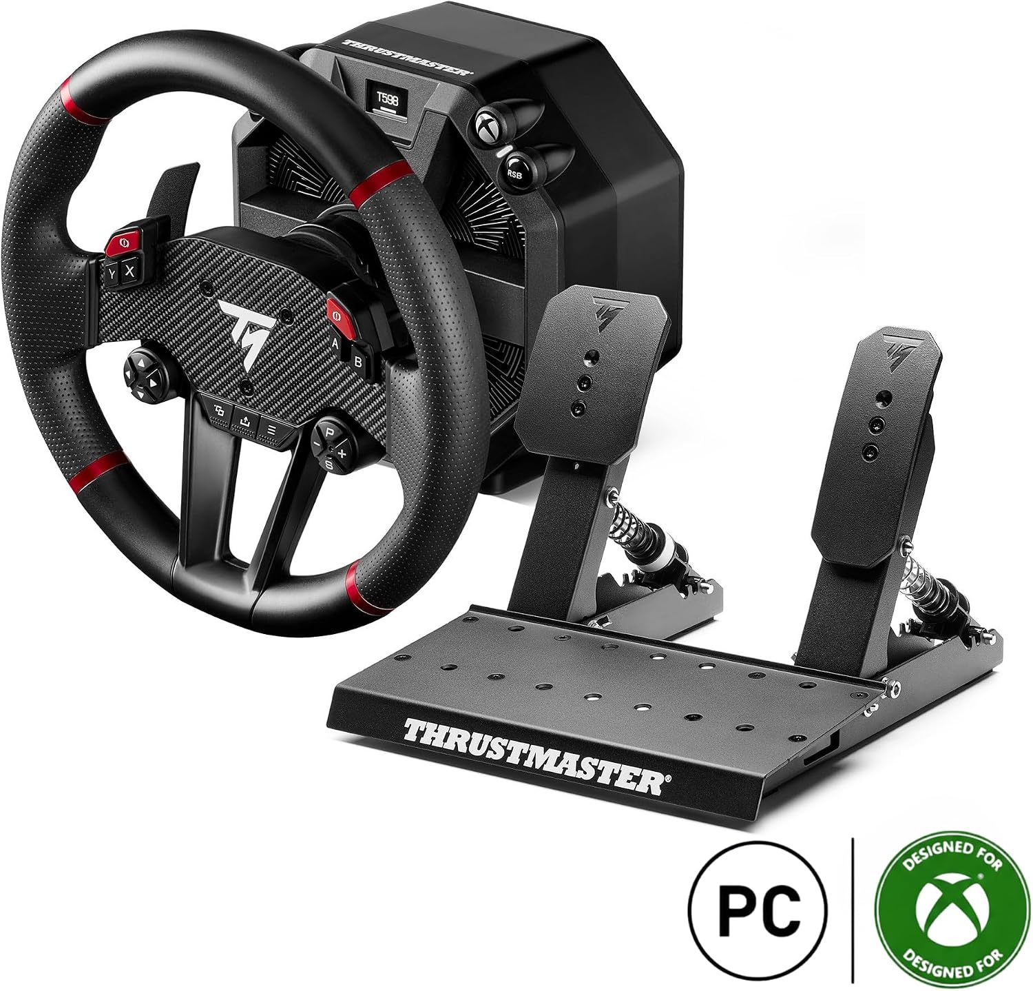 Detalle 2 de Thrustmaster T598: volante Force Feedback Direct Axial Drive per Xbox Series X|S, Xbox One e PC