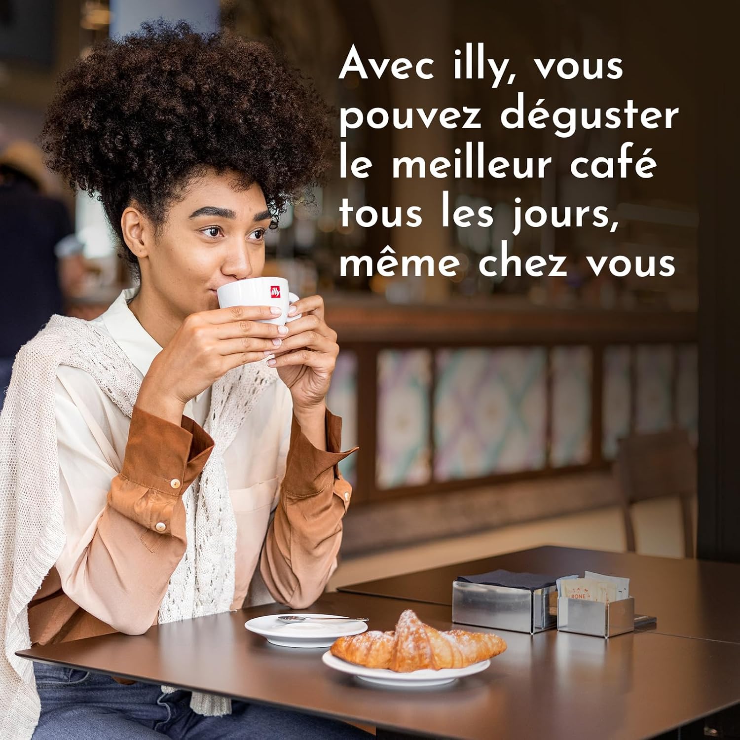 Detalle de illy Café en Dosettes E.S.E Monodose Classico – 100% Arabica, notes fleur d’oranger et jasmin
