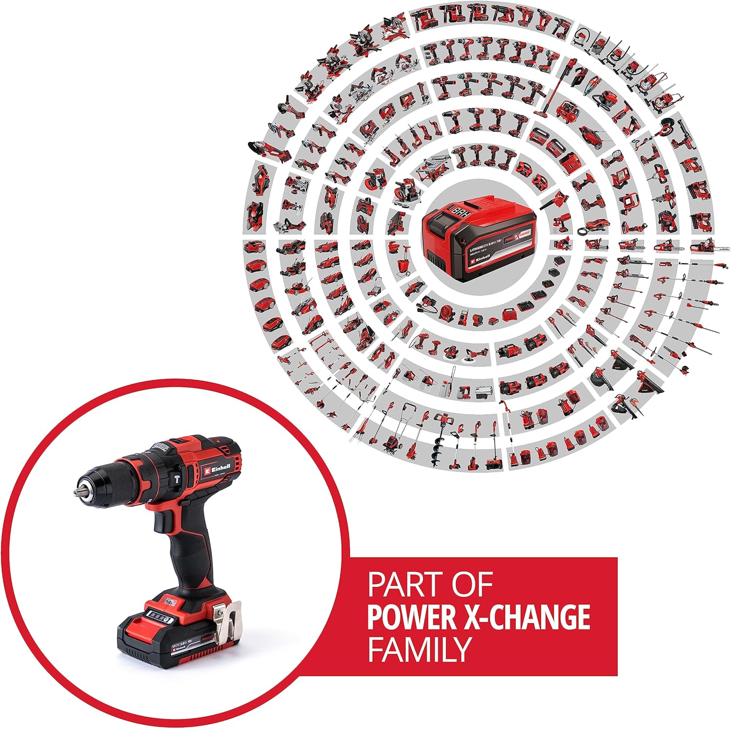 Thumbnail 1 de Einhell TE-CD 18/40 Li-i Drill Kit