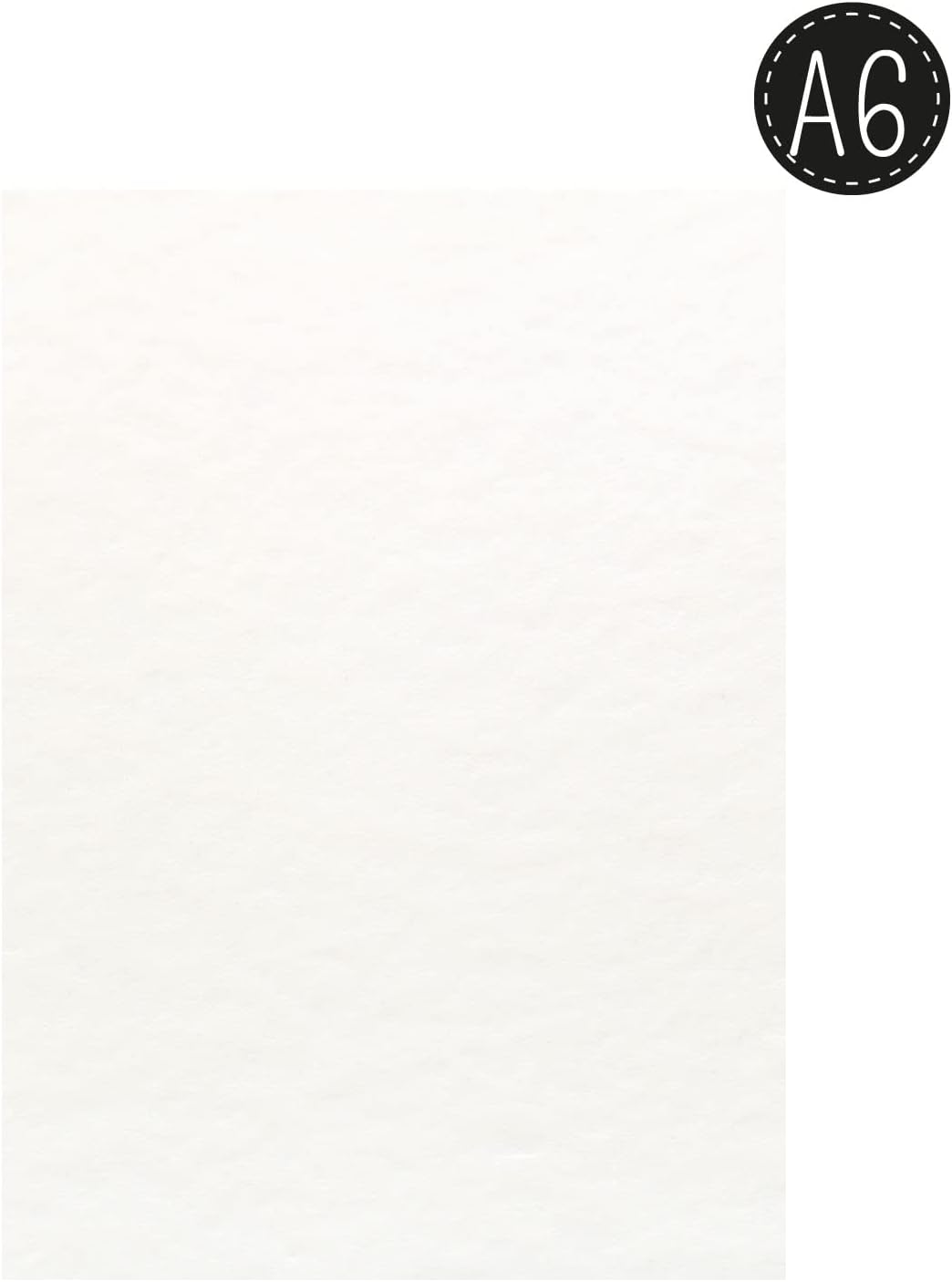 Detalle 2 de Vaessen Creative Papier Aquarelle Florence A6, Ivoire — 100 feuilles, 300 g/m², surface rugueuse