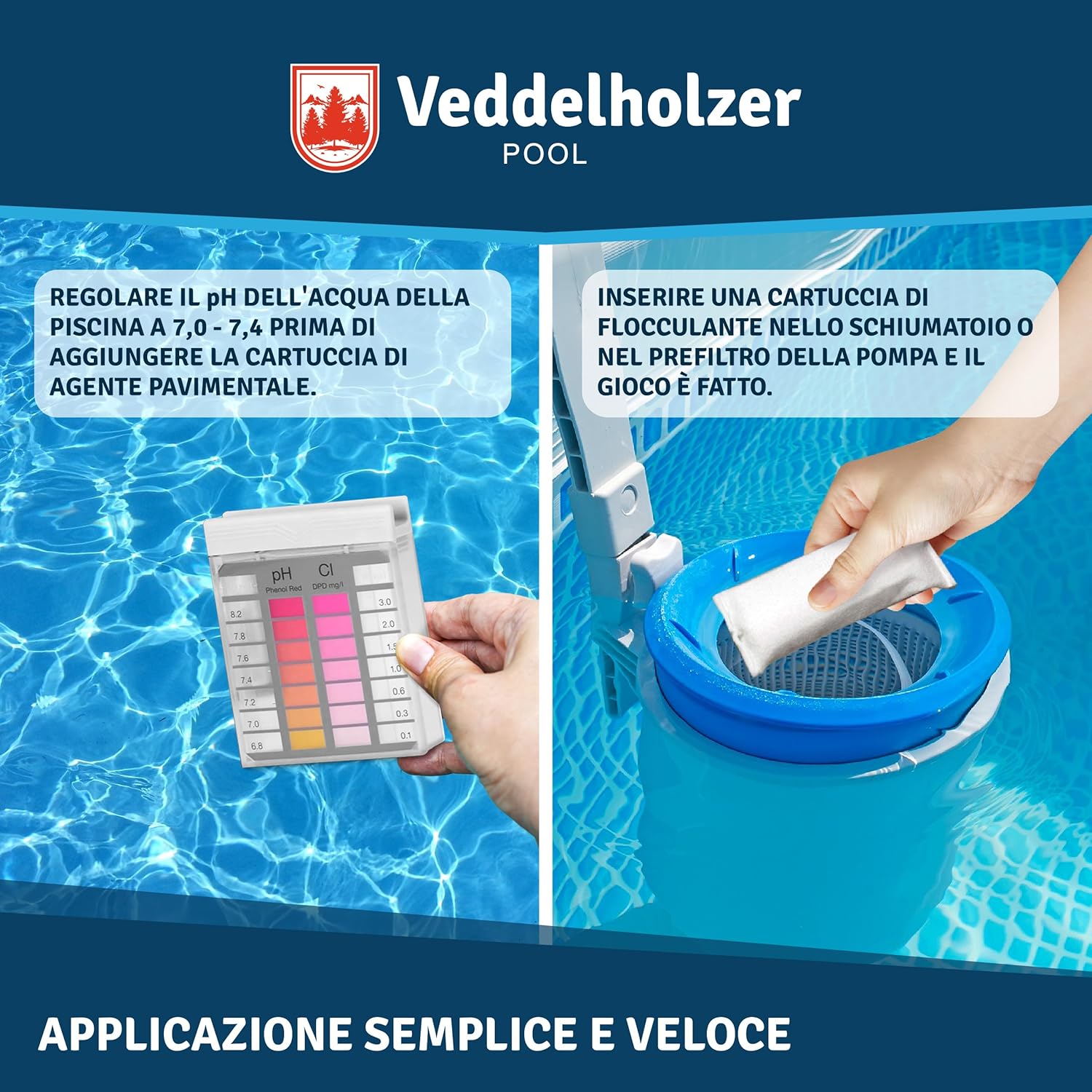 Thumbnail 5 de Veddelholzer 1 kg cartucce flocculanti per piscina