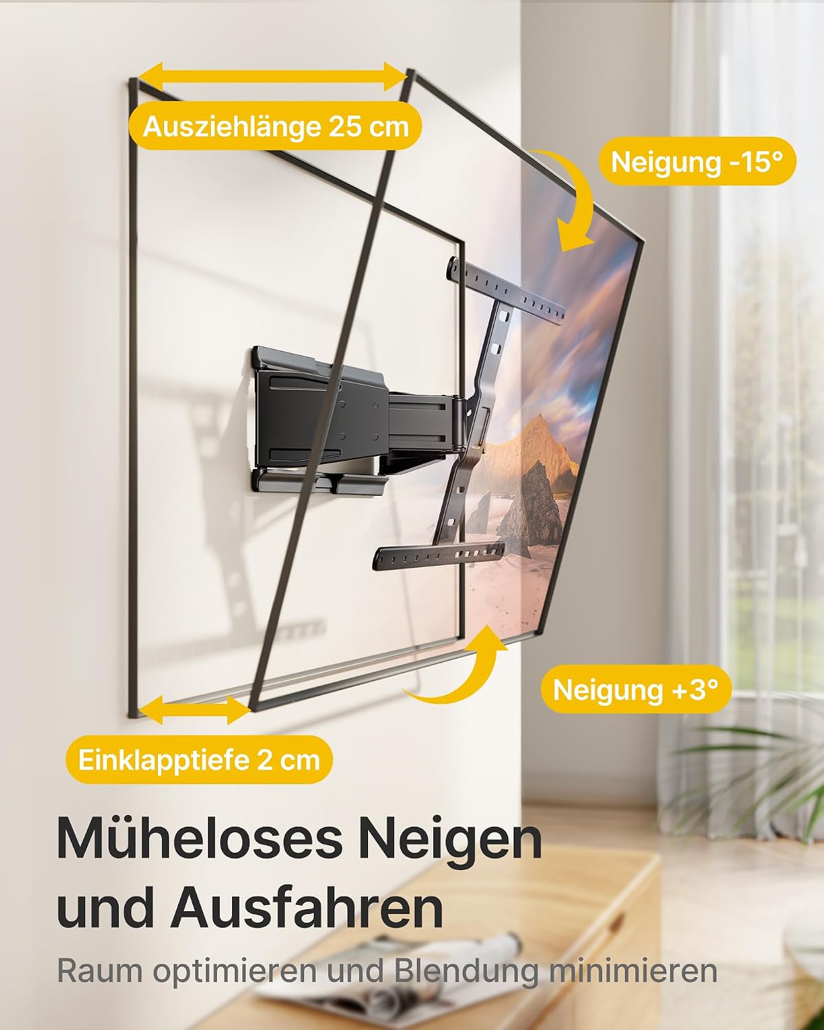 Thumbnail 4 de monTEK Ultra Slim Wandhalterung 43–90