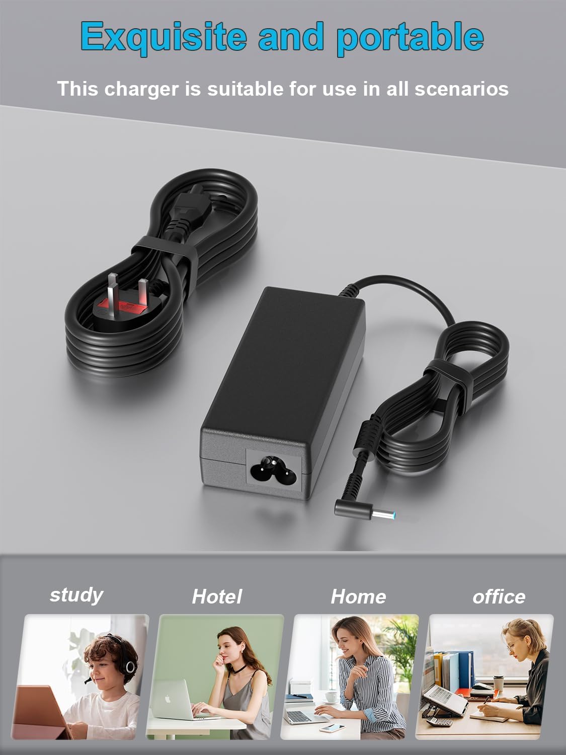 Thumbnail 6 de 65W AC charger for HP laptops