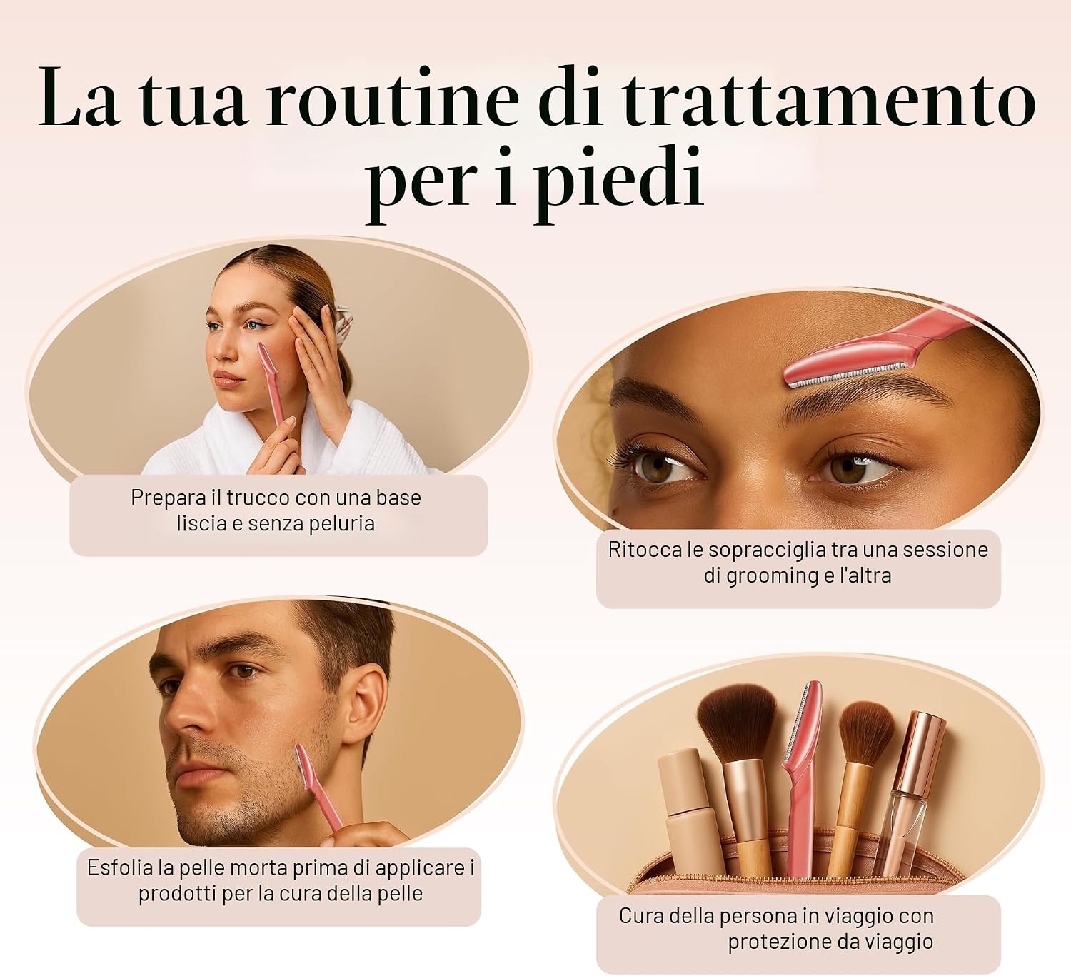 Thumbnail 5 de Kitsch Dermaplaning Tool Corallo 12 pezzi
