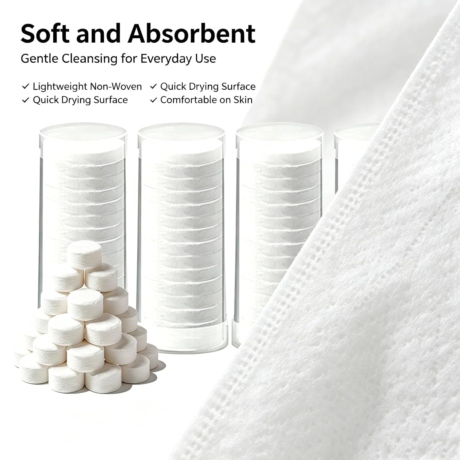 Detalle de Disposable Face Towels, 80 Count