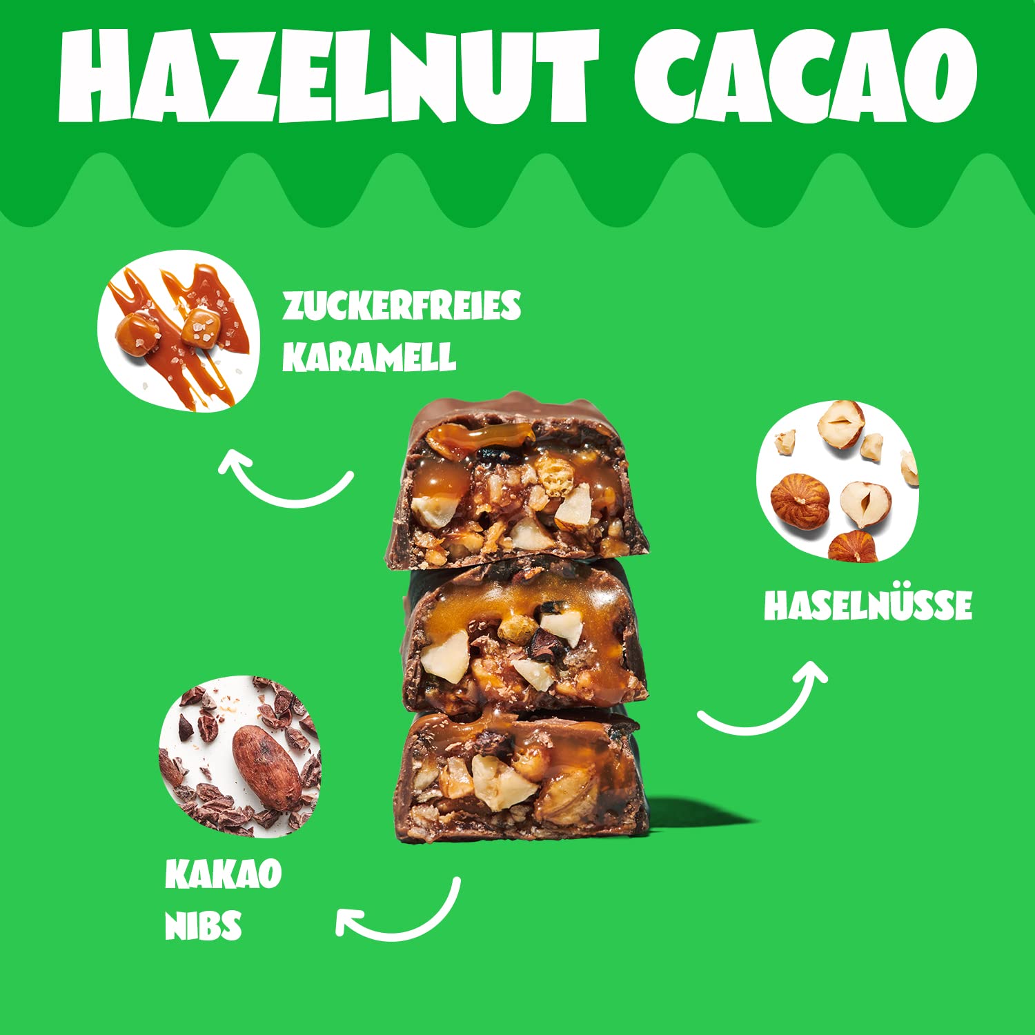 Thumbnail 2 de AHEAD Keto Riegel Haselnuss-Karamell mit echtem Kakao – 18 x 35 g, low carb ohne Zuckerzusatz