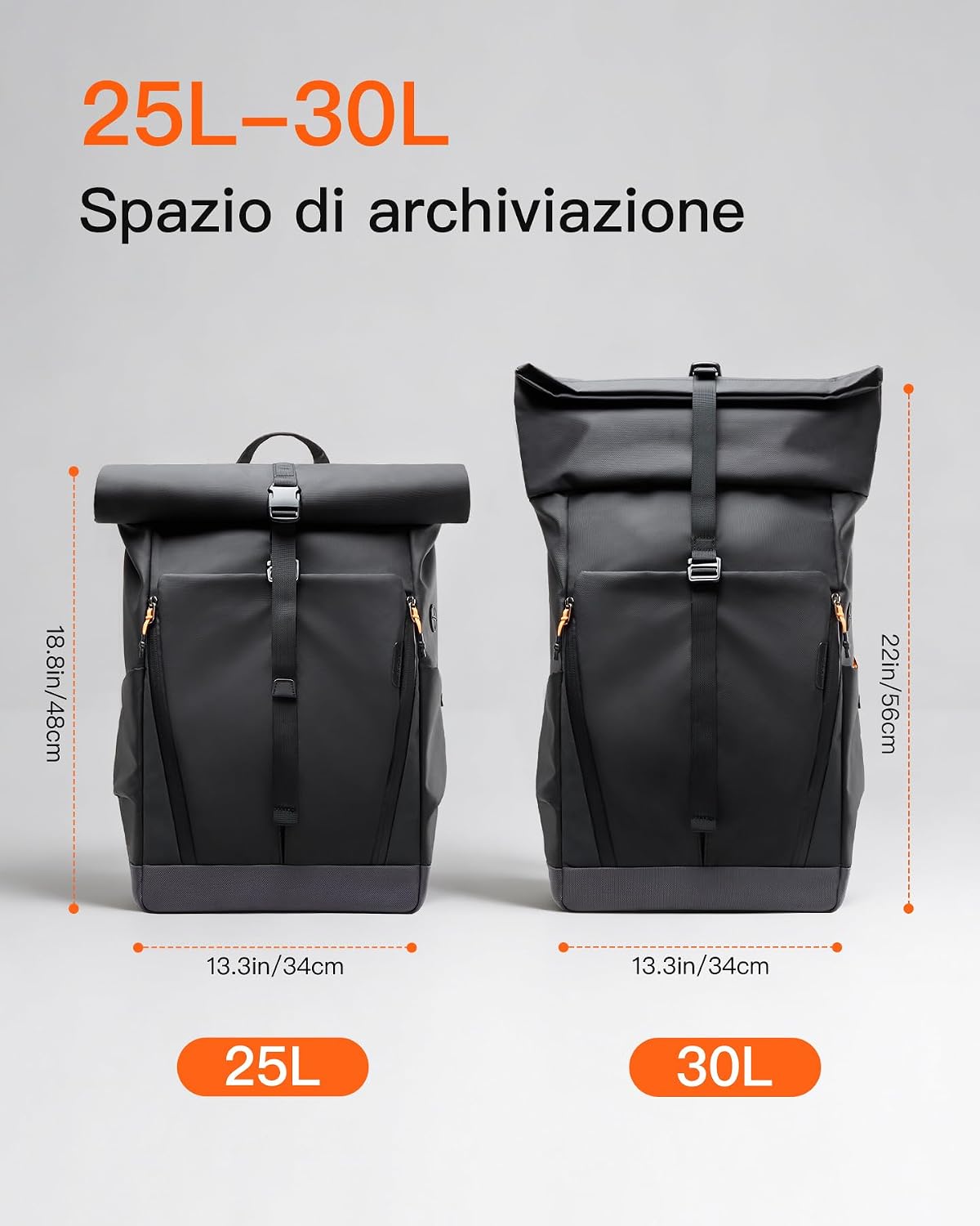 Thumbnail 1 de Inateck Zaino per laptop casual 25–30L: versatilità daily per pendolari e viaggi