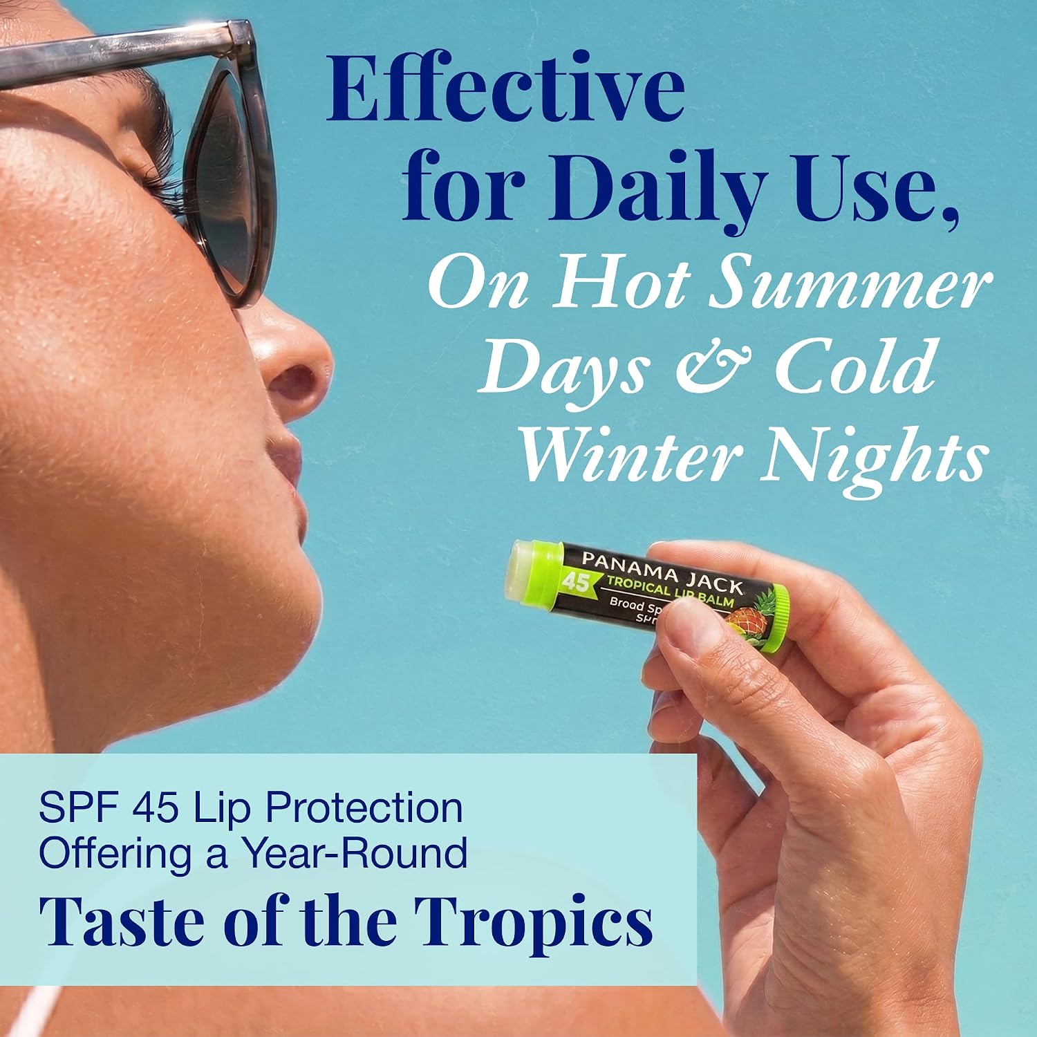 Thumbnail 4 de Panama Jack Sunscreen Lip Balm SPF 45 (Broad Spectrum) — Tropical Flavor, Pack of 3