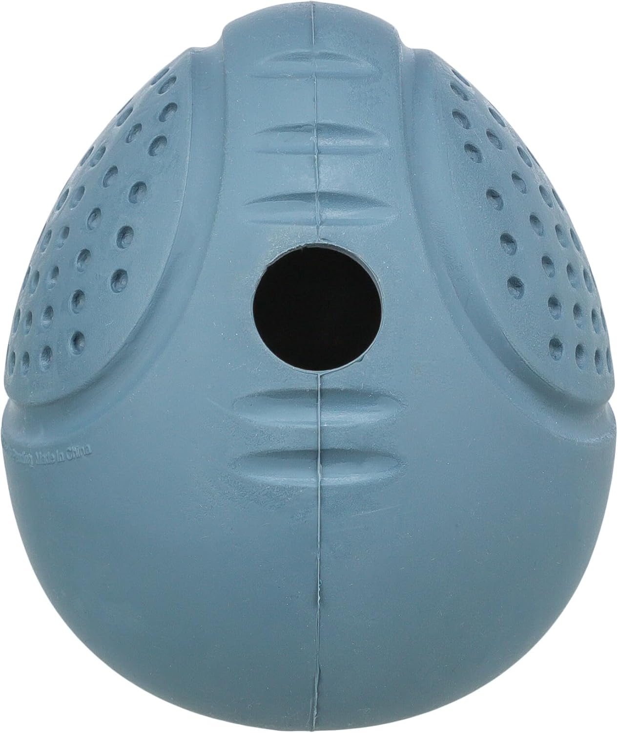 Detalle 2 de TRIXIE Steh-Auf-Snack-EI (34948) : jouet à friandises en caoutchouc naturel, rechargeable et silencieux