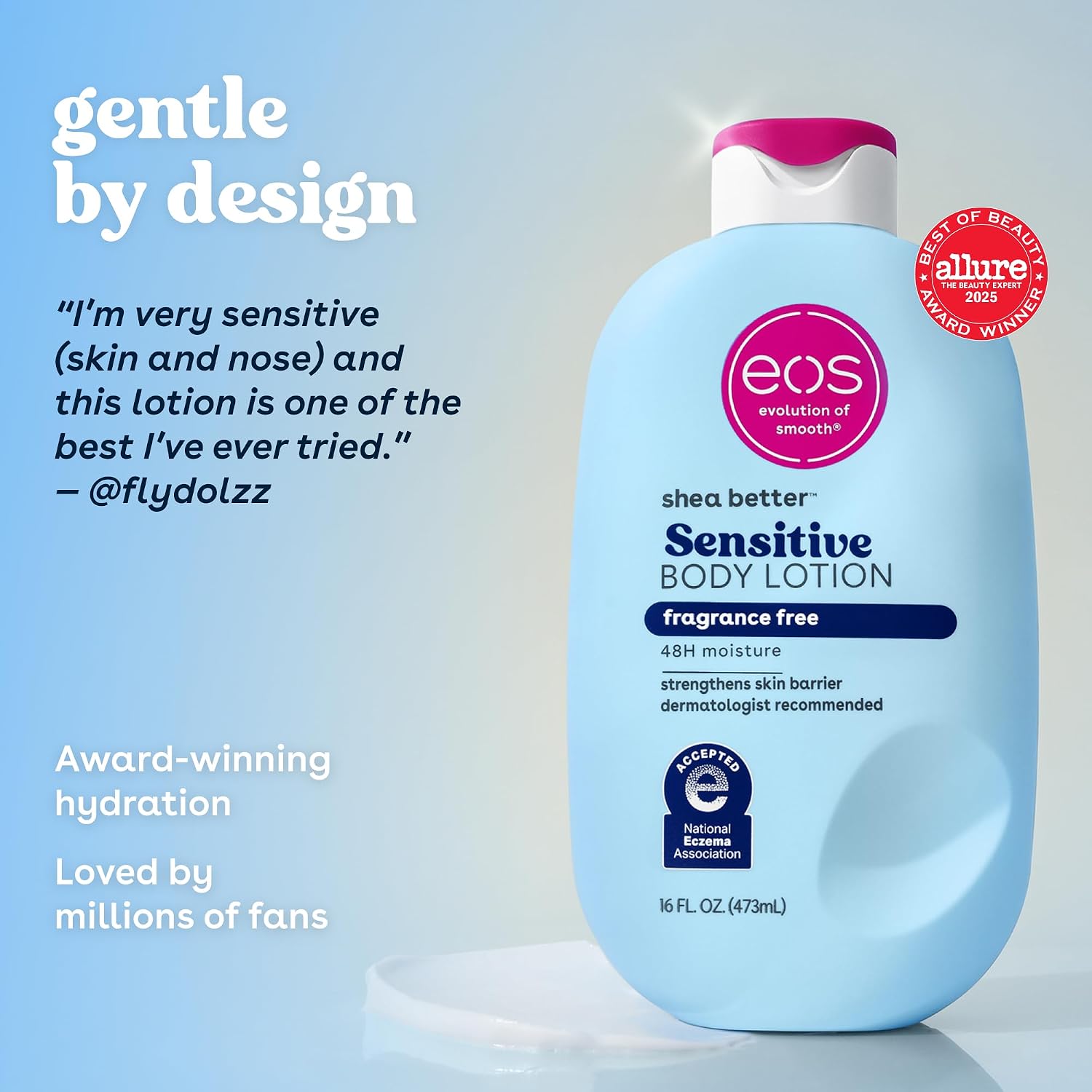 Thumbnail 5 de EOS Shea Better Sensitive Skin Body Lotion – Fragrance-Free, 16 fl oz