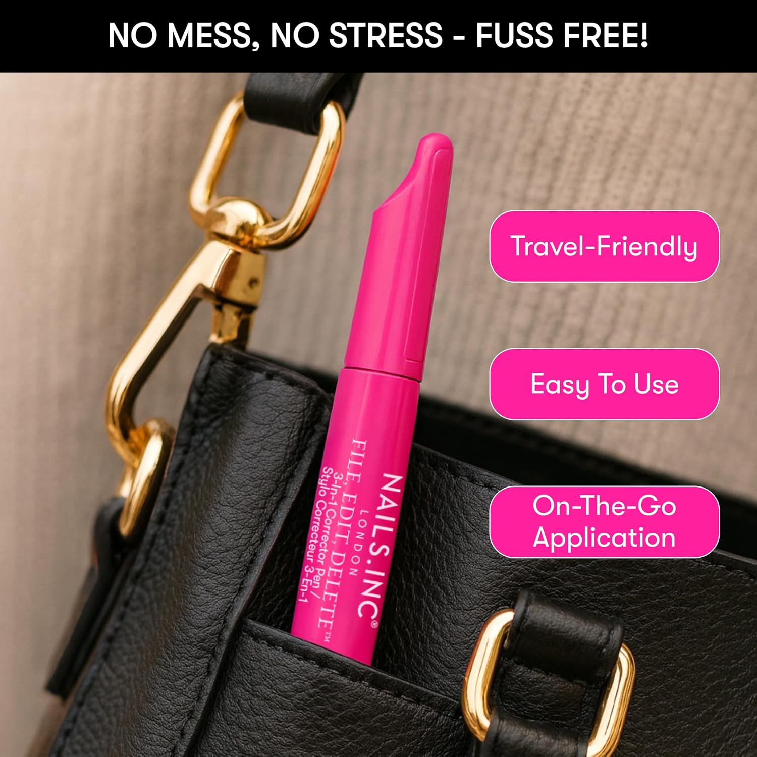 Thumbnail 6 de Nails Inc File, Edit, Delete 3-in-1 Corrector Pen – Cuticle pusher & nail shaper with replaceable fine tips