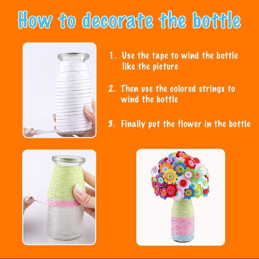 Thumbnail 2 de Afufu Bastelset Blumen DIY 4–9+ Jahre