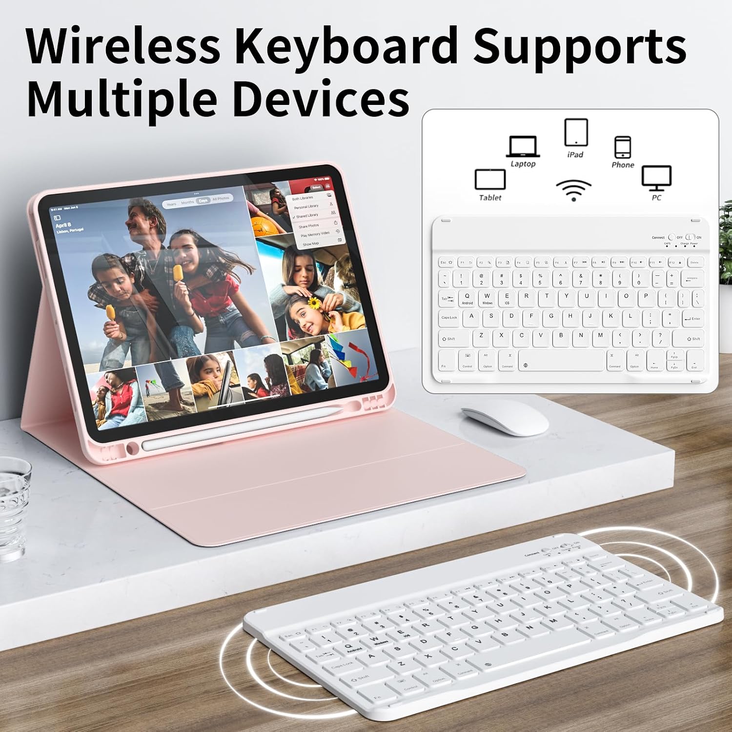 Thumbnail 3 de KVTVOU Keyboard Case for iPad 11th 10.9 Inch