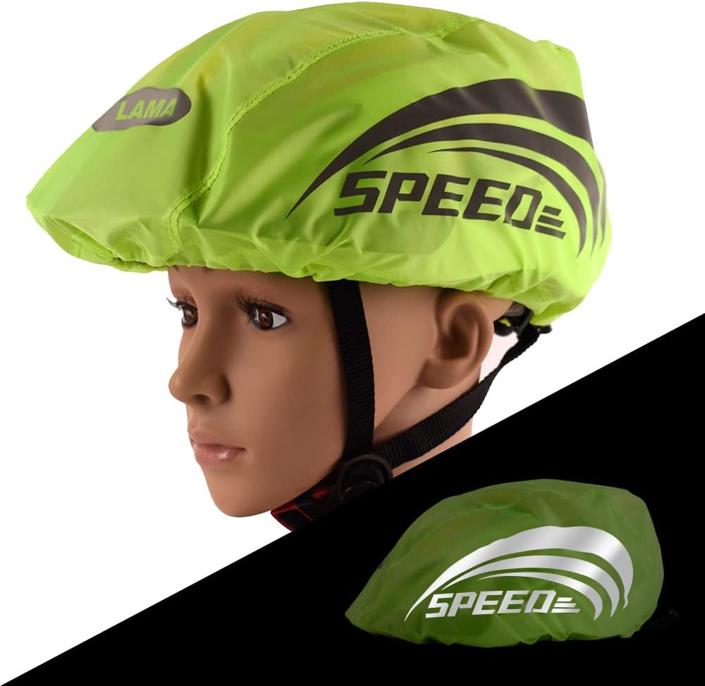 Thumbnail 1 de LAMA Fahrradhelm Regenüberzug – 2er Set, wasserdicht, reflektierend, universell passend