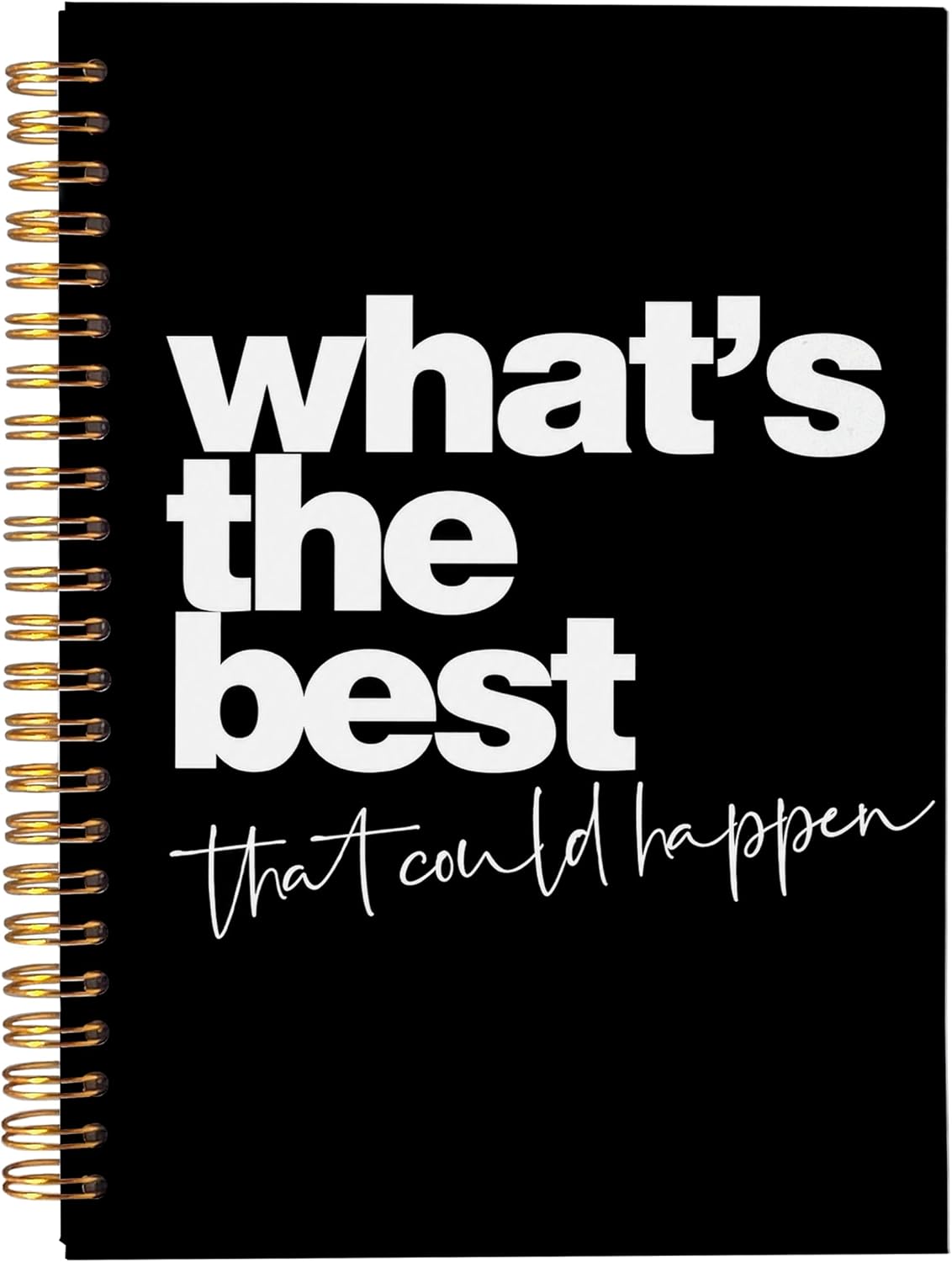 Detalle de VNWEK Consistency Inspirational Spiral Notebook, 5.5 x 8.3-Inch Hardcover Journal