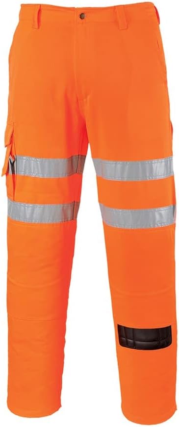 Detalle de Portwest Rt46 Pantaloni da Uomo (Pacco da 1) – Comfort, CE e Tasche funzionali