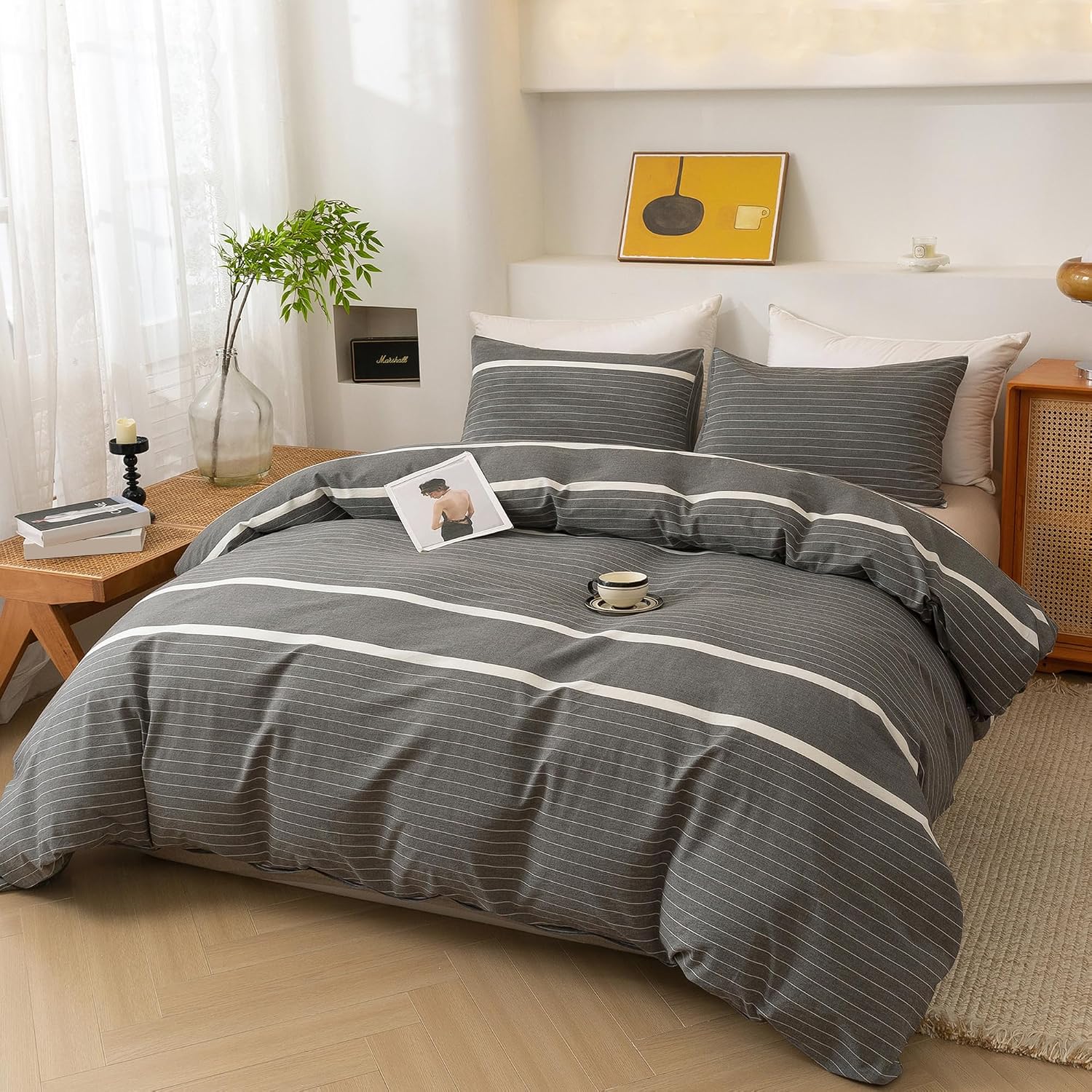 Thumbnail 2 de ECOCOTT Queen Duvet Cover Set 100% Cotton