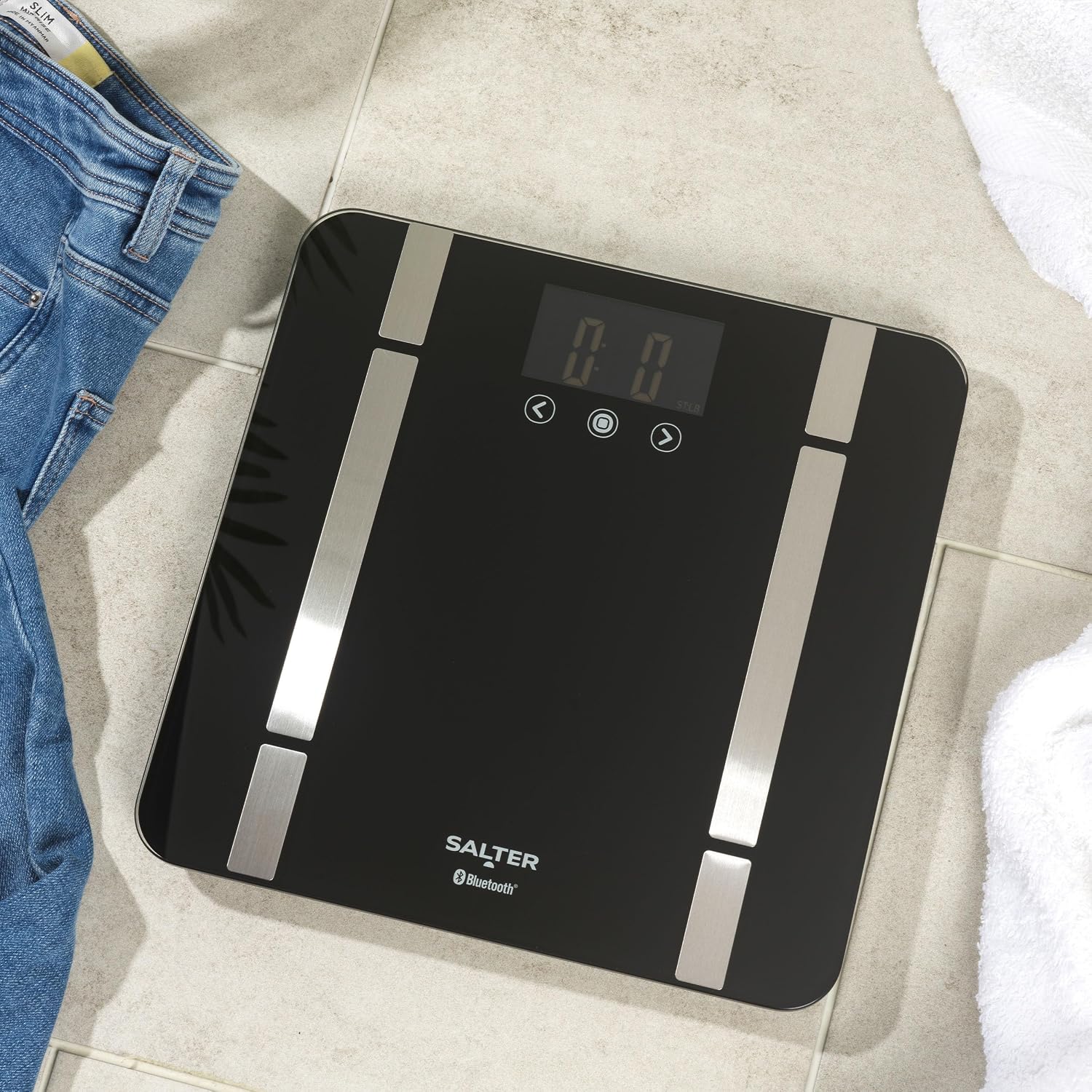 Detalle 2 de Salter SA00432FEU6 inteligentna waga łazienkowa Bluetooth, 200 kg, 8 użytkowników