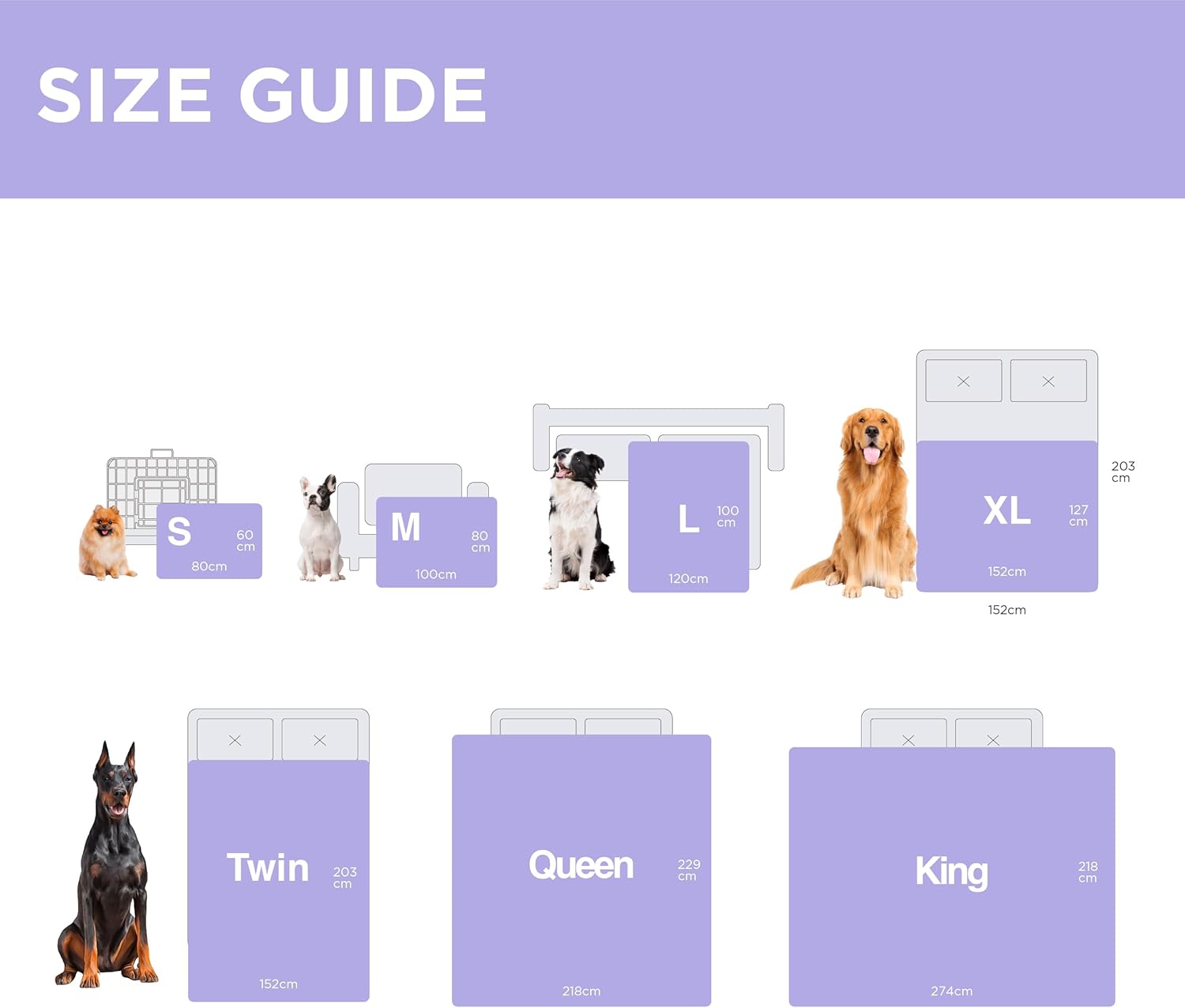 Thumbnail 4 de LE SURE Coperta impermeabile doppia faccia per cani e gatti 127x152 cm, grigio