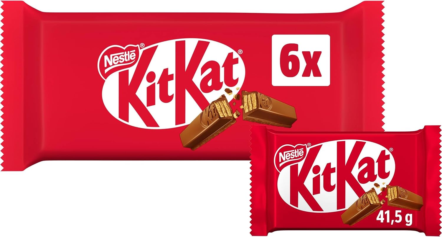 KitKat Barre Chocolat au Lait – Lot de 5 × 6 sachets (41,5 g chacun)