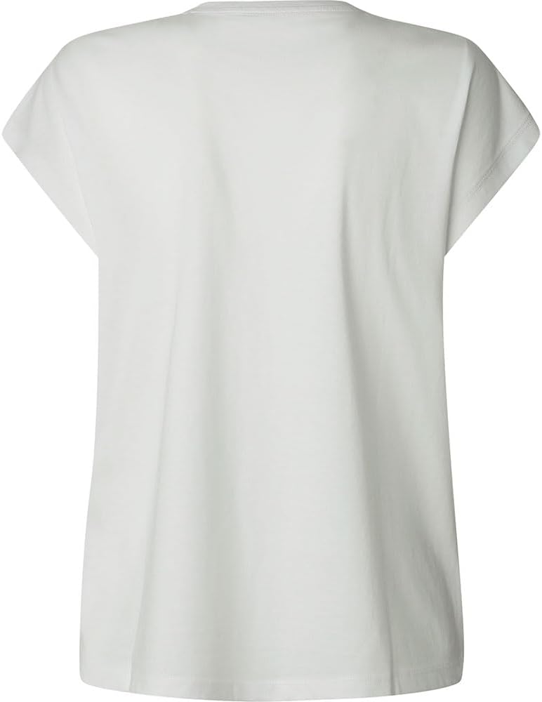 Detalle de Pepe Jeans Blooma T-Shirt Donna – semplicità casual con tocco di stile