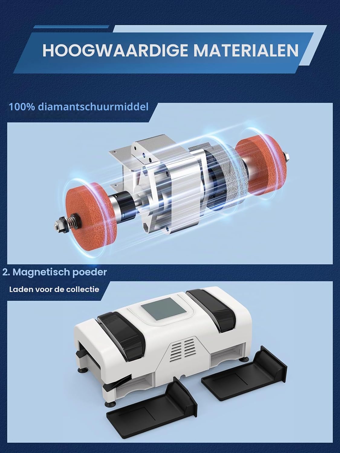 Thumbnail 6 de FOHERE MTKN-001 elektrische messenslijper 5-in-1 met diamant en 15°