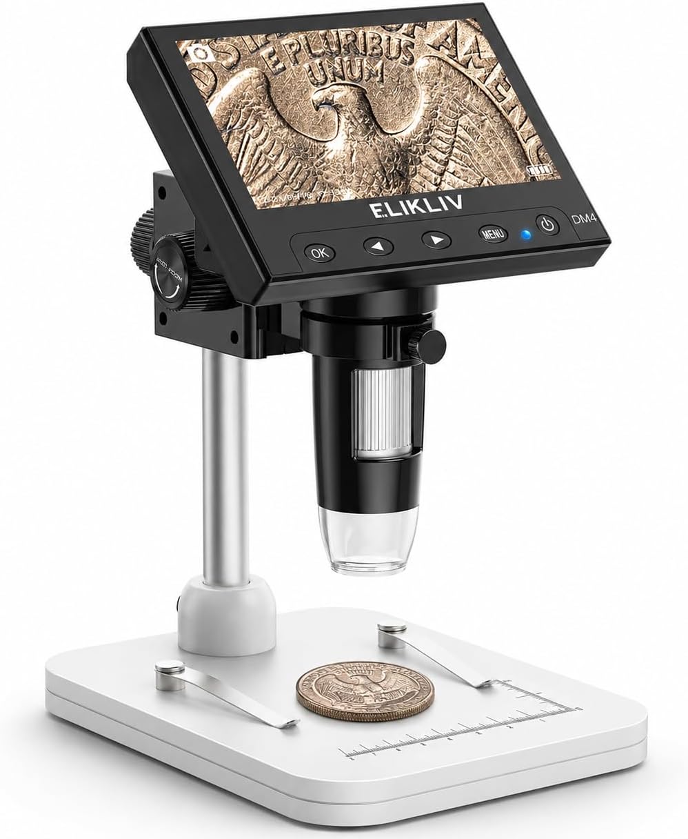 Elikliv EDM4 4.3-Inch LCD Microscope 🔬