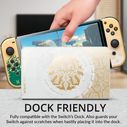 Thumbnail 7 de Orzly protectores de pantalla de vidrio templado para Nintendo Switch OLED 2021–Paquete 4 con instalación fácil