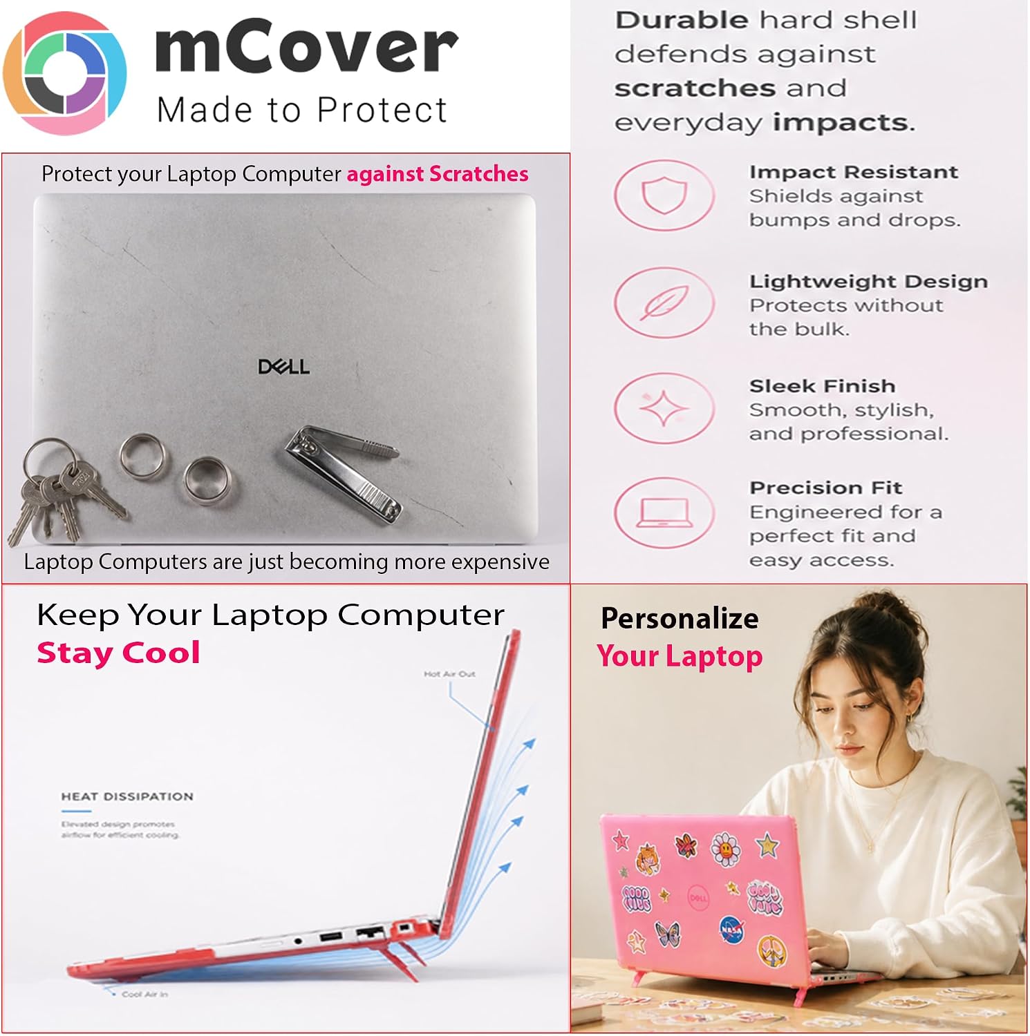 Detalle 2 de mCover Dell Pro 13 Plus PB13250/PB13255対応 13.3インチPCケース 半透明ポリカーボネート製・ブラック