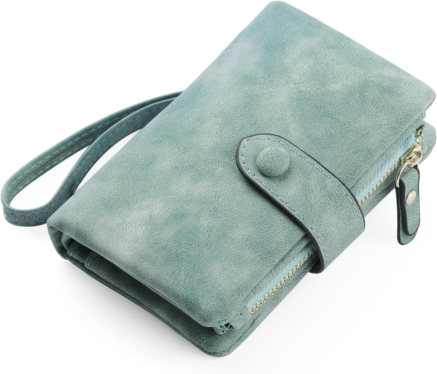 Detalle de FALAN MULE Monedero RFID 14x10x4 cm Verde