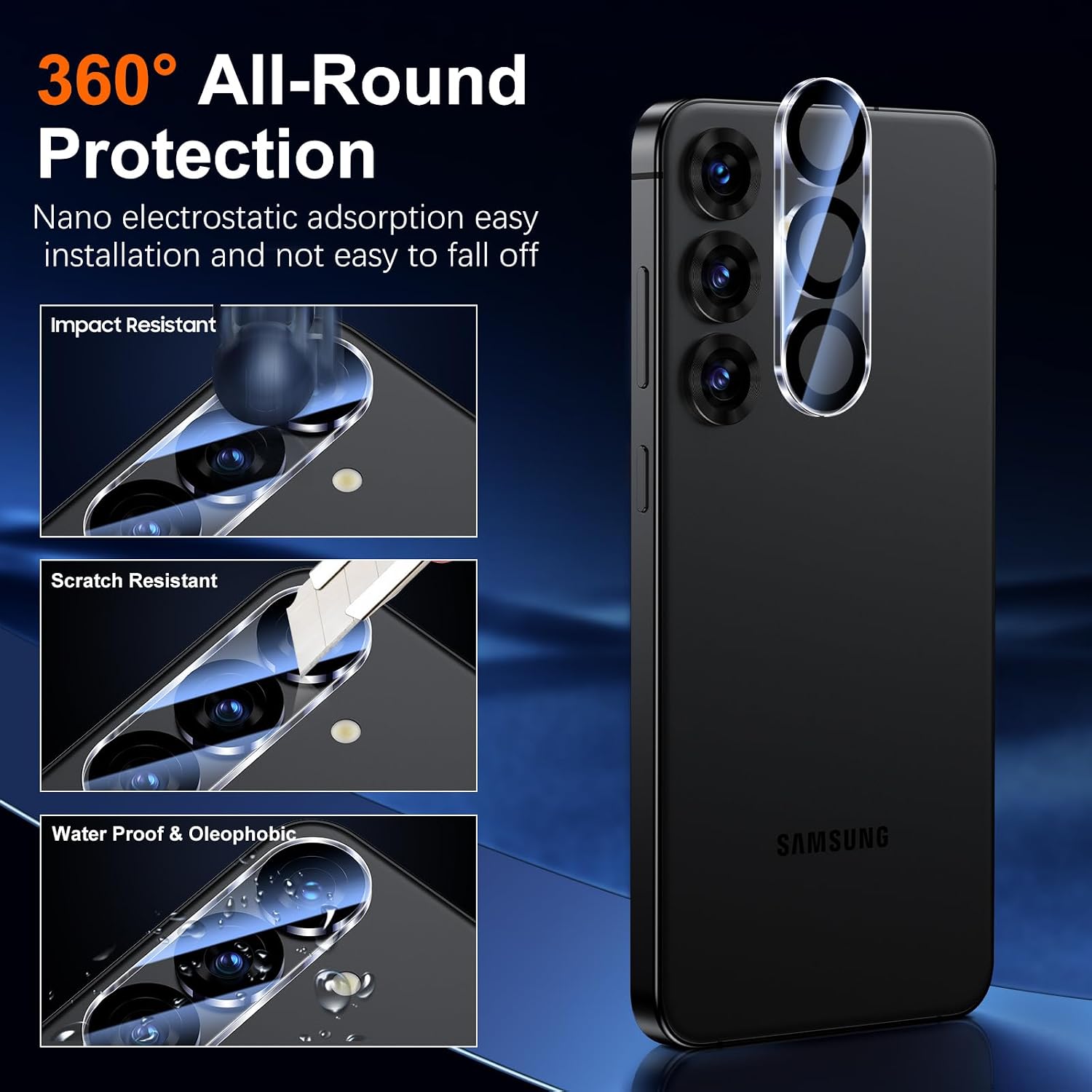 Thumbnail 3 de UniqueMe Samsung Galaxy S25 Screen Protector 6.2in