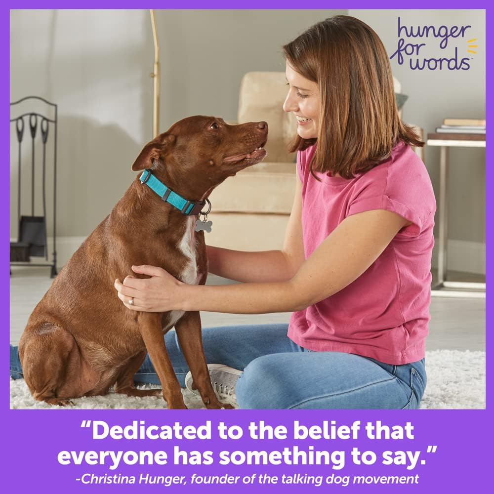 Detalle de Learning Resources Hunger for Words : sonnette pour chien « parlant » 2-en-1