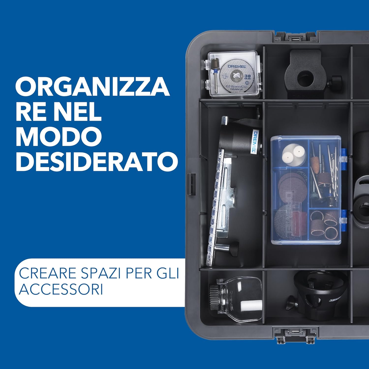 Thumbnail 6 de Dremel 8250 Multifunzione rotativo senza fili 12V brushless con 65 accessori e box
