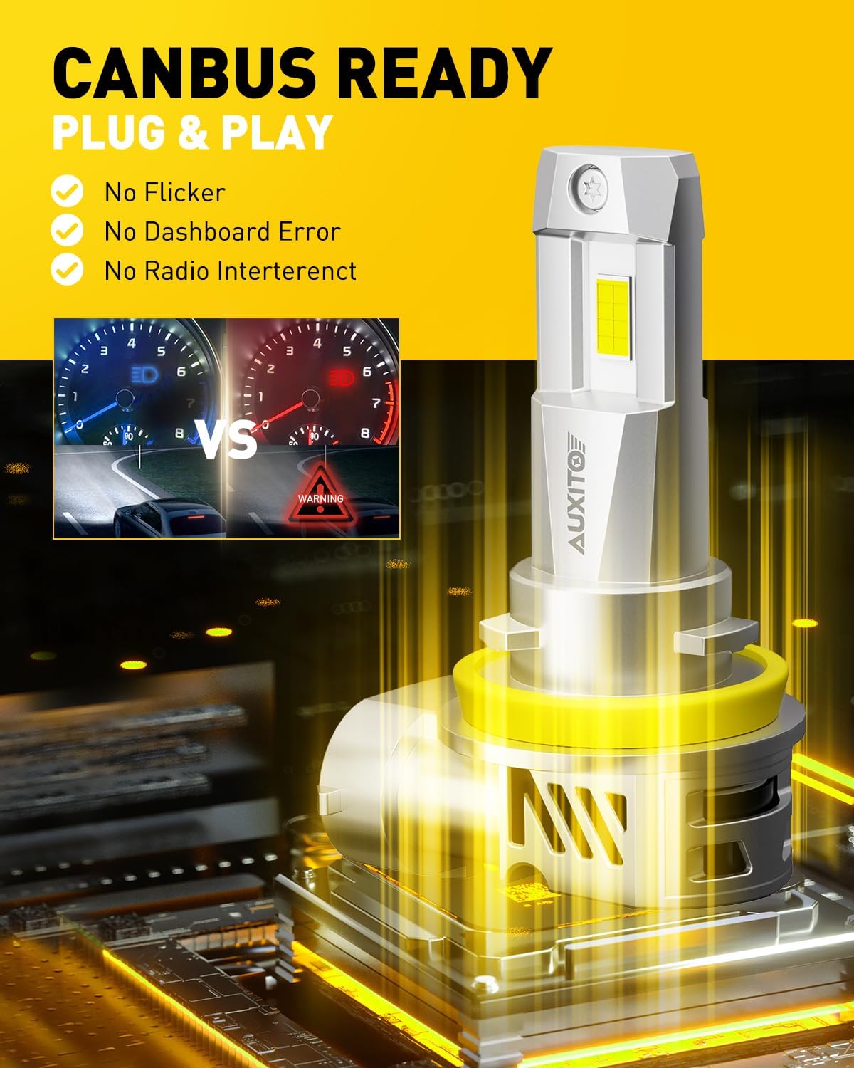 Thumbnail 6 de AUXITO H11 LED Bulbs