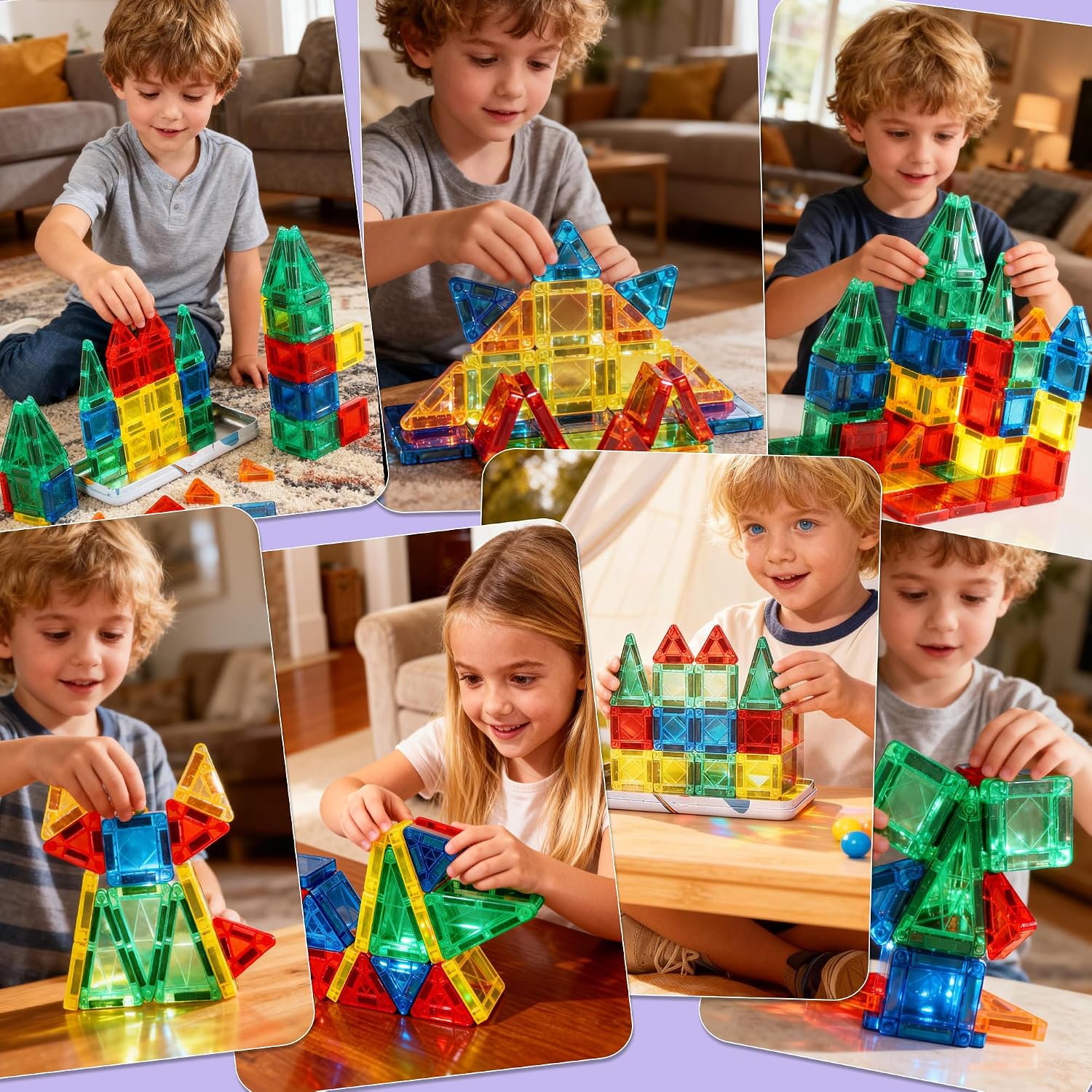 Thumbnail 6 de Mini Magnetic Tiles for Travel 34pc STEM Toy