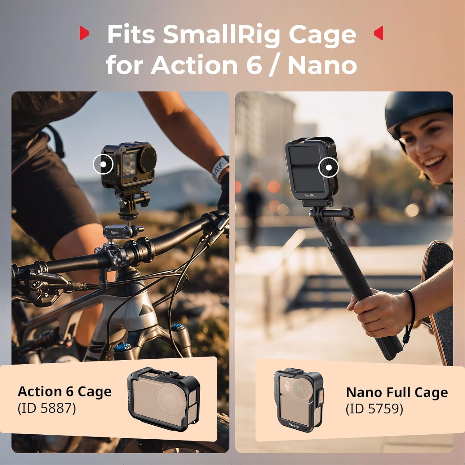 Thumbnail 5 de SmallRig Adaptateur Magnétique à Dégagement Rapide Action 6 / Nano pour DJI Osmo Action 6 et Osmo Nano – Lot de 2