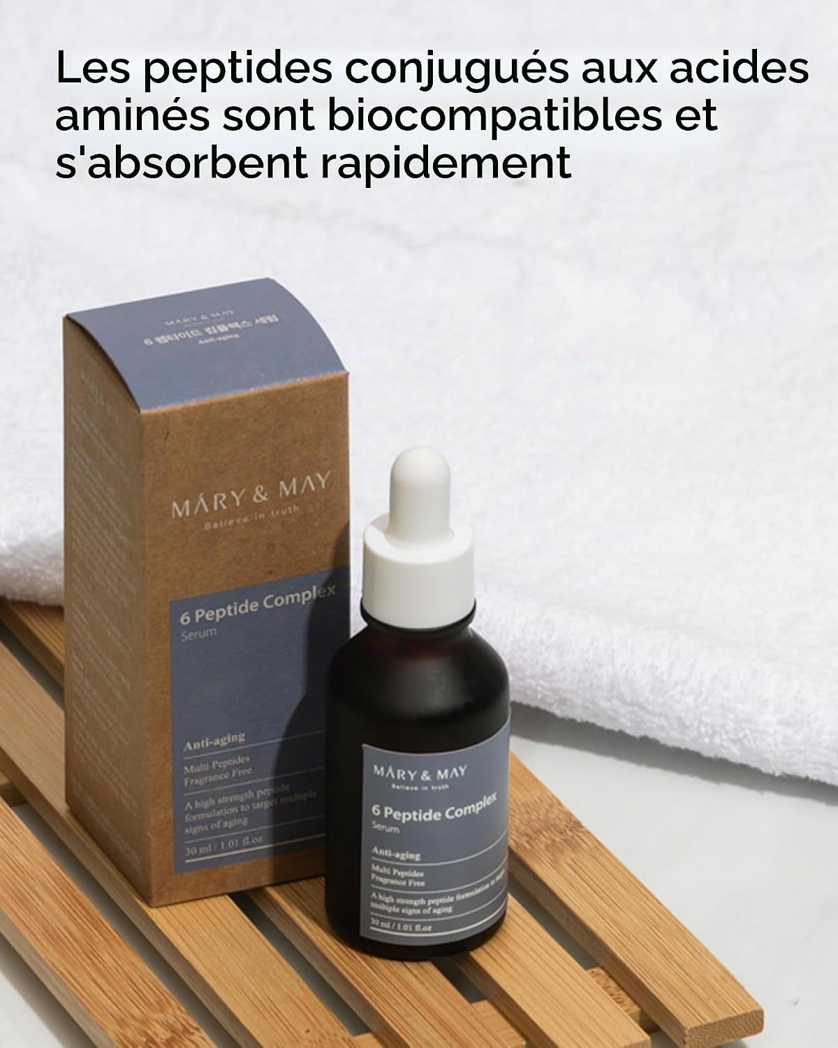 Thumbnail 3 de Mary&May Sérum Complexe 6 Peptides — Sérum anti‑rides complexe et raffermissant, sans parfum