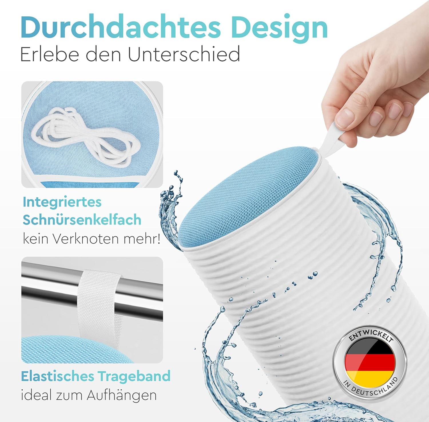 Thumbnail 6 de Schuhwaschbeutel für die Waschmaschine (2er-Set) – Wäschesack für Sneaker & Sportschuhe