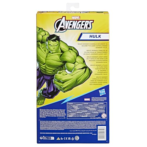 Detalle 2 de Hasbro Marvel Avengers Titan Hero Series Blast Gear: Hulk, figura di 30 cm, Deluxe